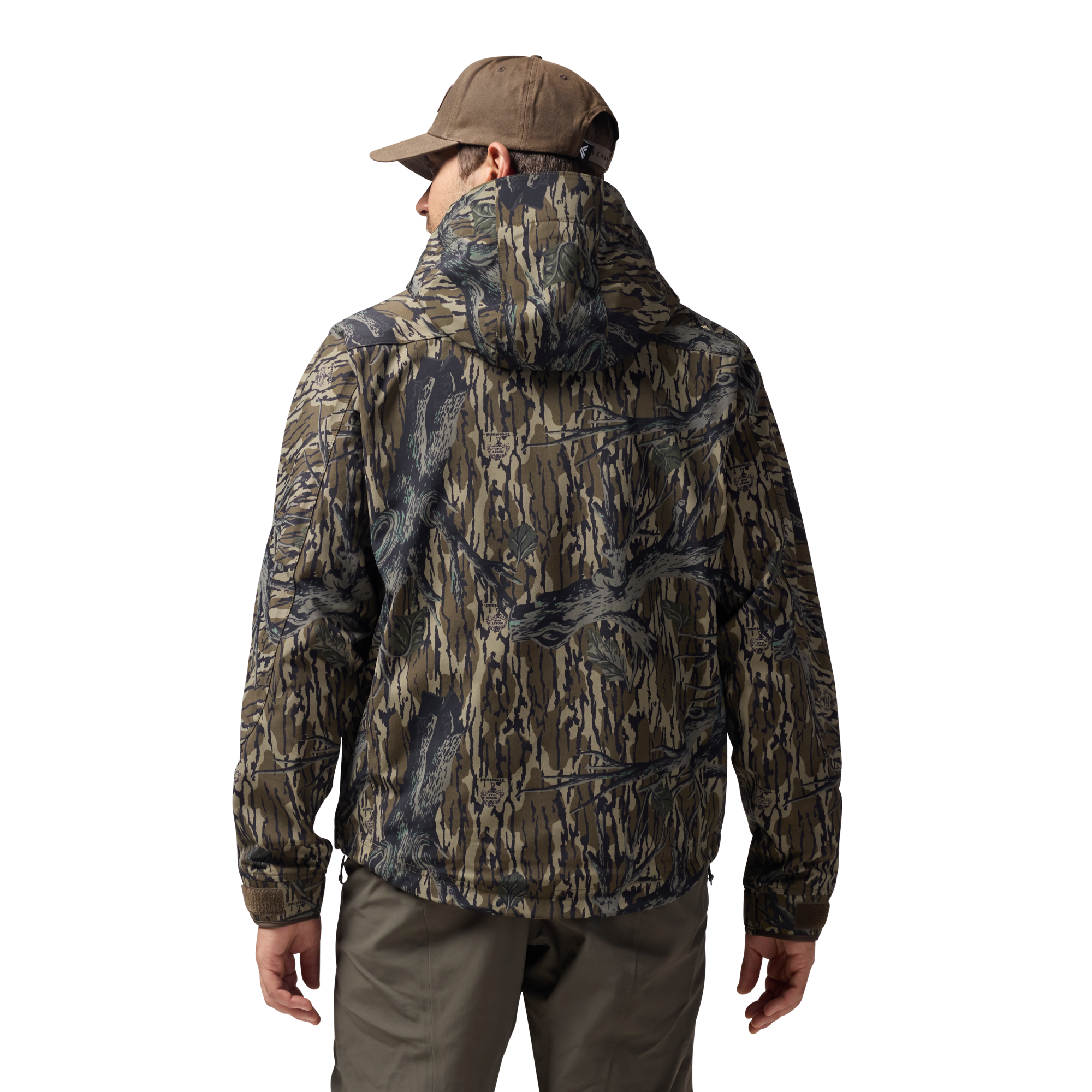 Hydro-Lok Shell Jacket in Mossy Oak Original Treestand, on model #mossy_oak_original_treestand