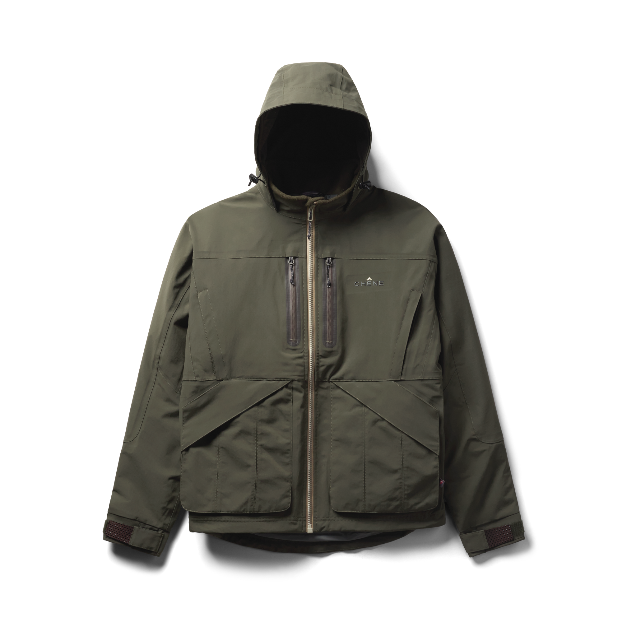 Hydro-Lok Insulated Jacket in Cypress, flat lay #cypress