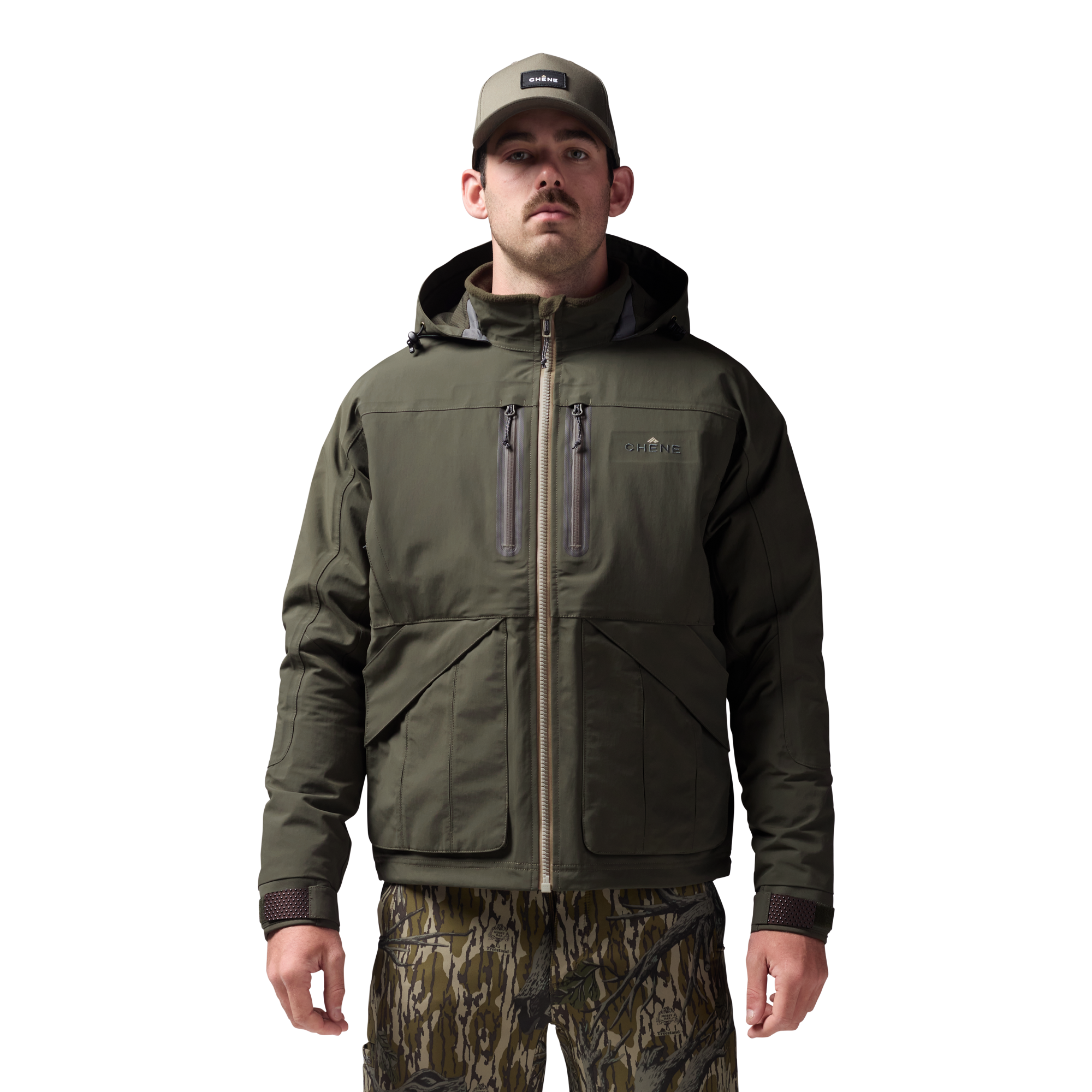 Hydro-Lok Insulated Jacket in Cypress, on model #cypress