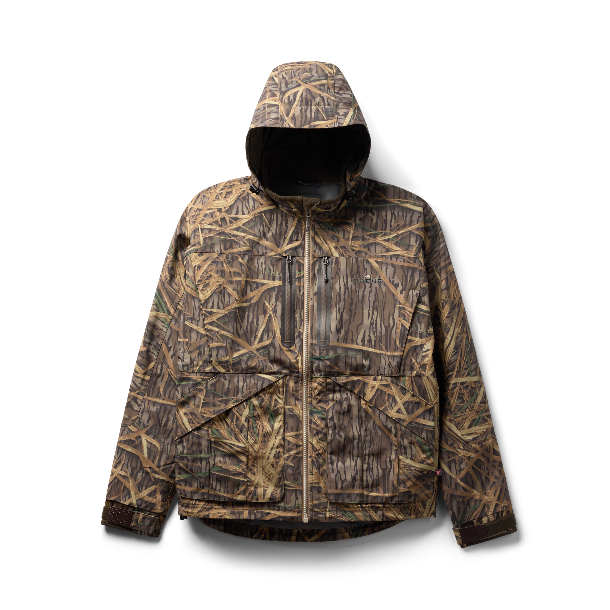 Hydro-Lok Insulated Jacket in Mossy Oak Original Shadow Grass, flat lay #mossy_oak_original_shadow_grass