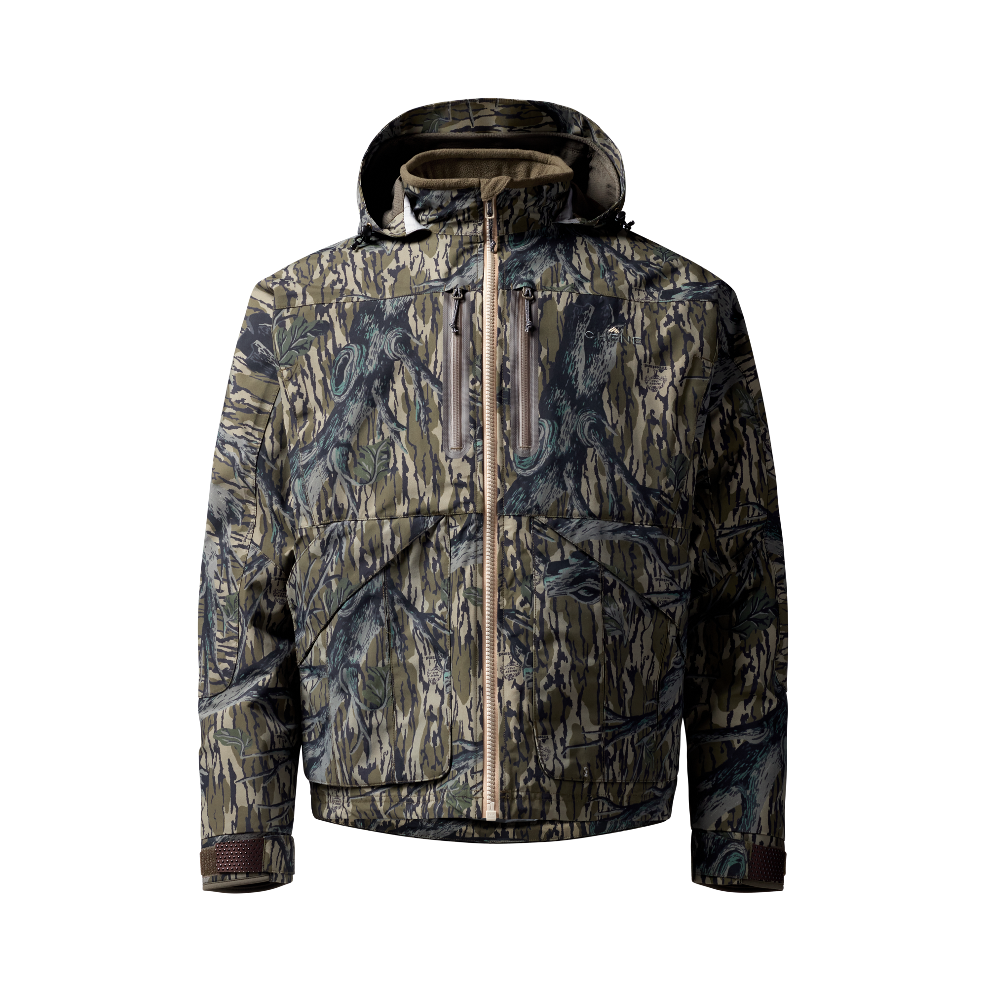 Hydro-Lok Insulated Jacket in Mossy Oak Original Treestand, front view #mossy_oak_original_treestand