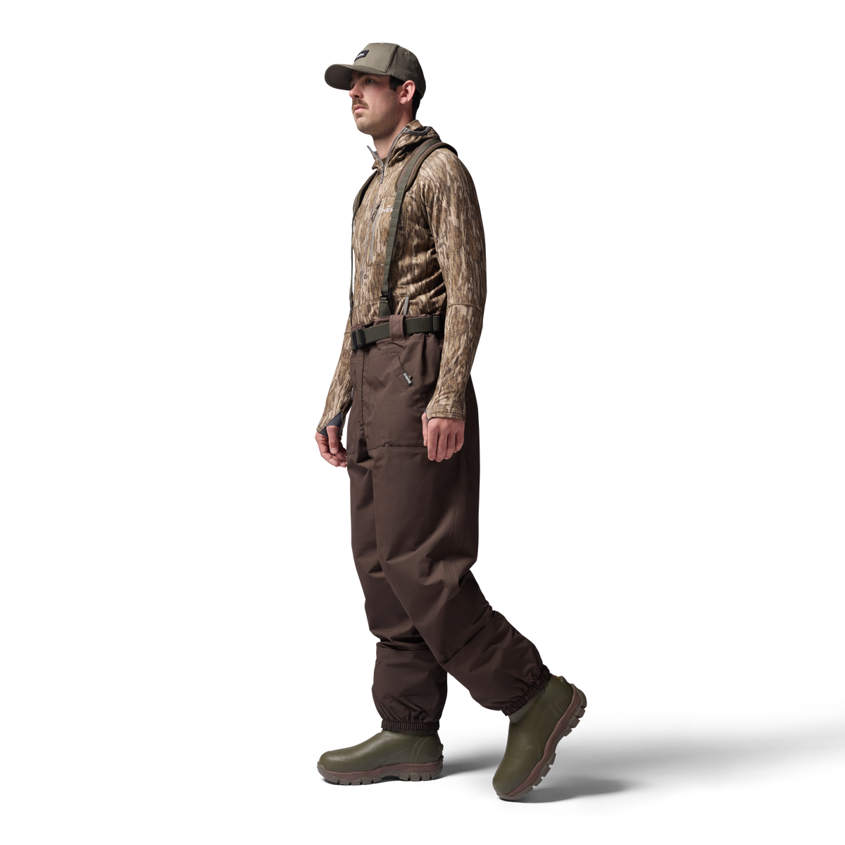 2S Wading Pant in Brown, on model #brown