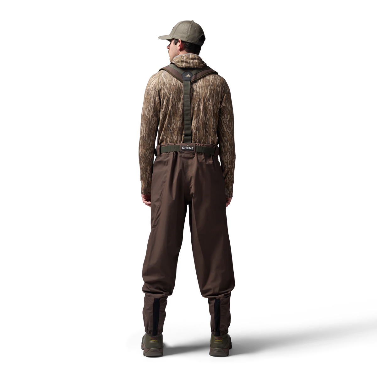 2S Wading Pant in Brown, on model #brown