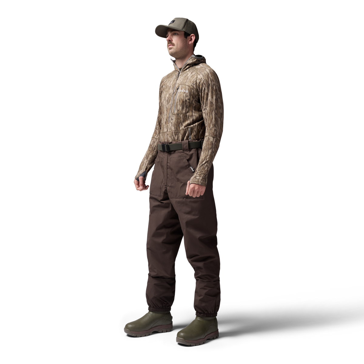 2S Wading Pant in Brown, on model #brown