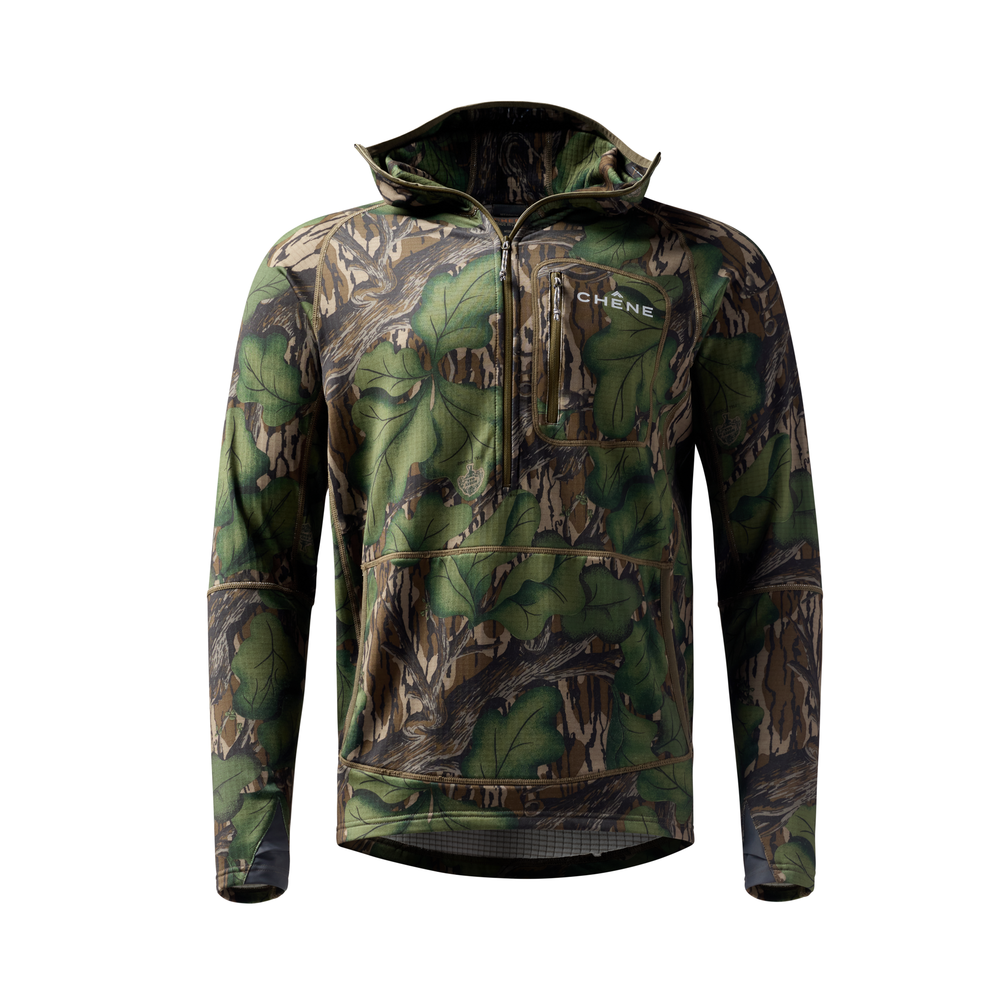 1/2 Zip With Hood | Technical Hoodie | Chêne Gear®