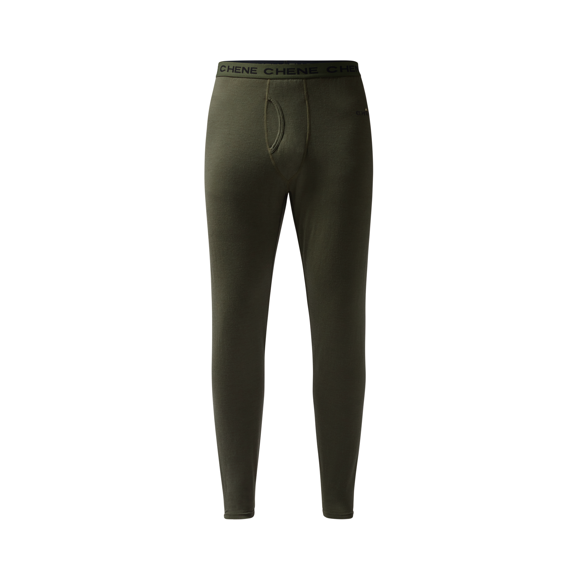 Merino Bottom in Olive, front view #olive