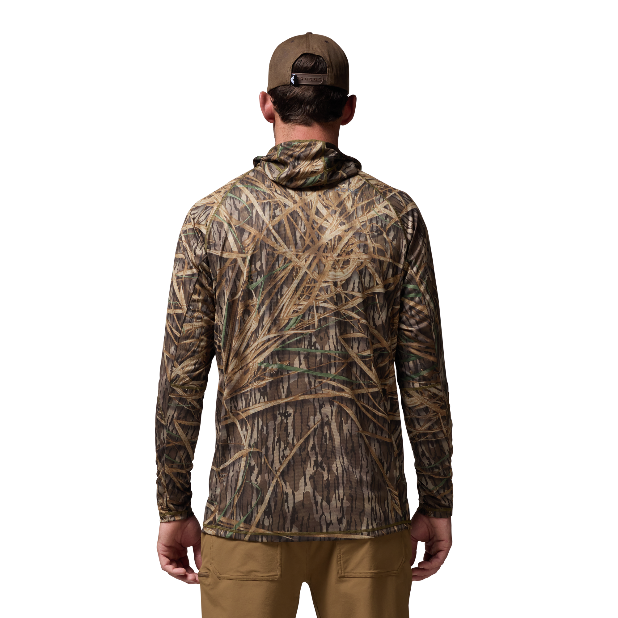Vale 105 Synthetic Hoodie in Mossy Oak Original Shadow Grass, on model #mossy_oak_original_shadow_grass