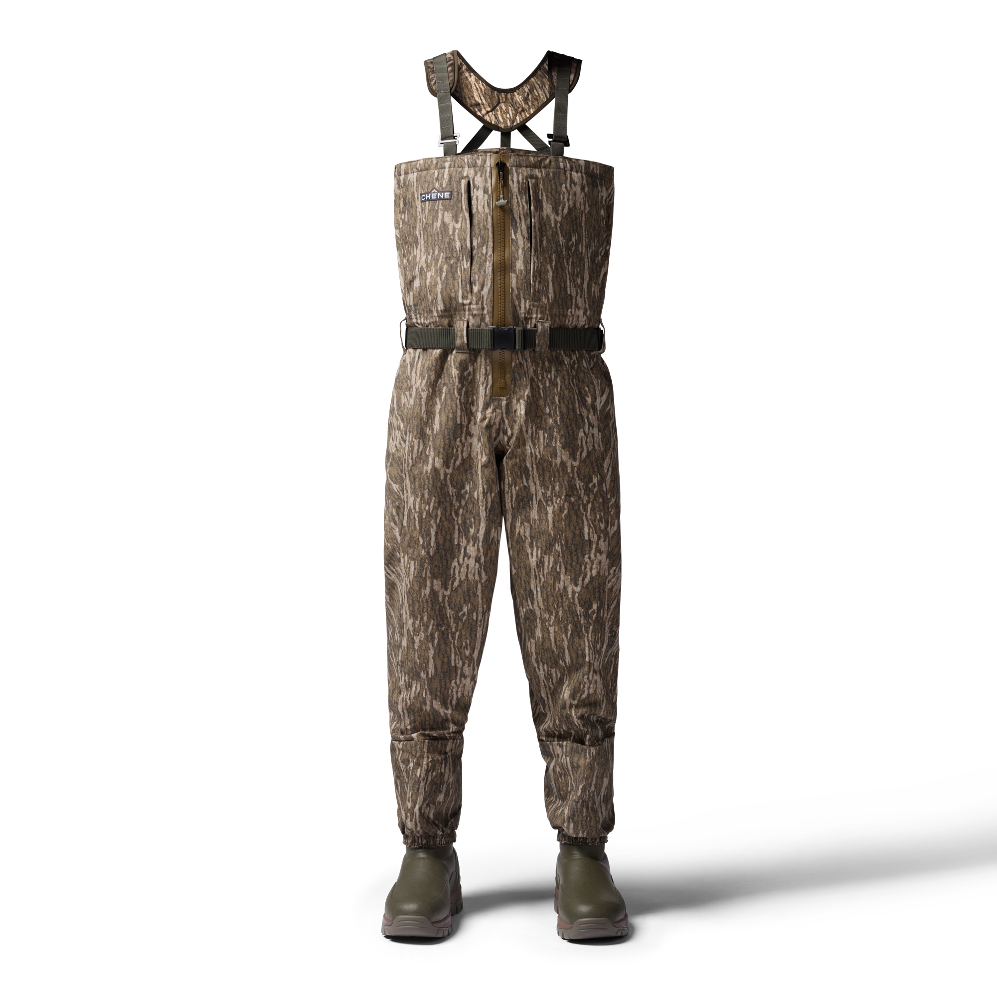 Mossy Oak Bottomland 2S Wader in Mossy Oak Bottomland, front view #mossy_oak_bottomland