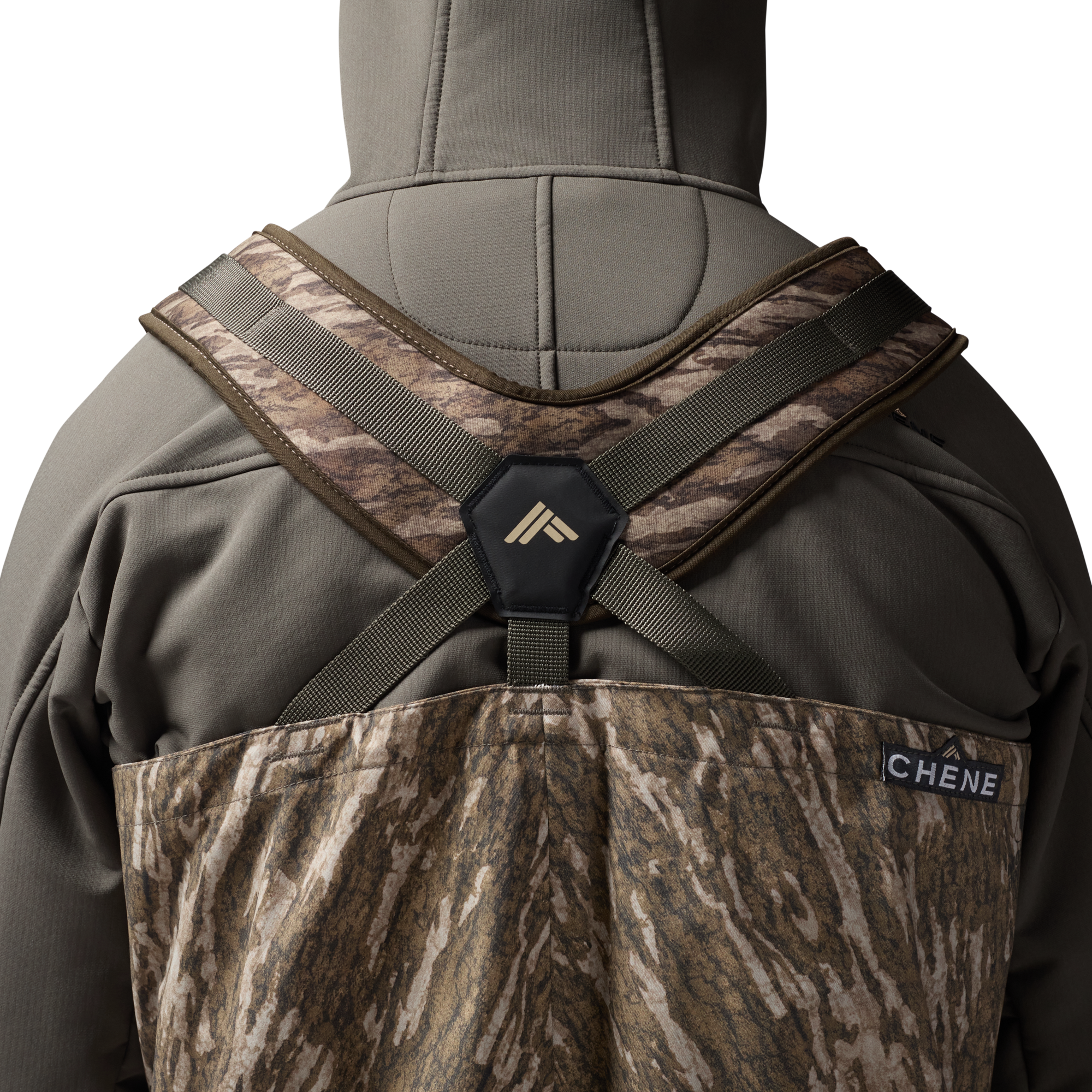 Mossy Oak Bottomland 2S Wader in Mossy Oak Bottomland, on model #mossy_oak_bottomland