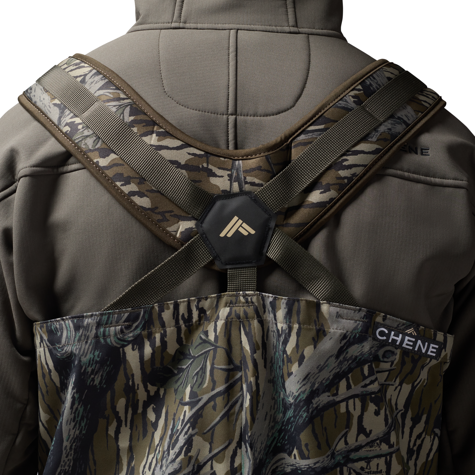 Mossy Oak Original Treestand 2S Wader in Mossy Oak Original Treestand, on model #mossy_oak_original_treestand