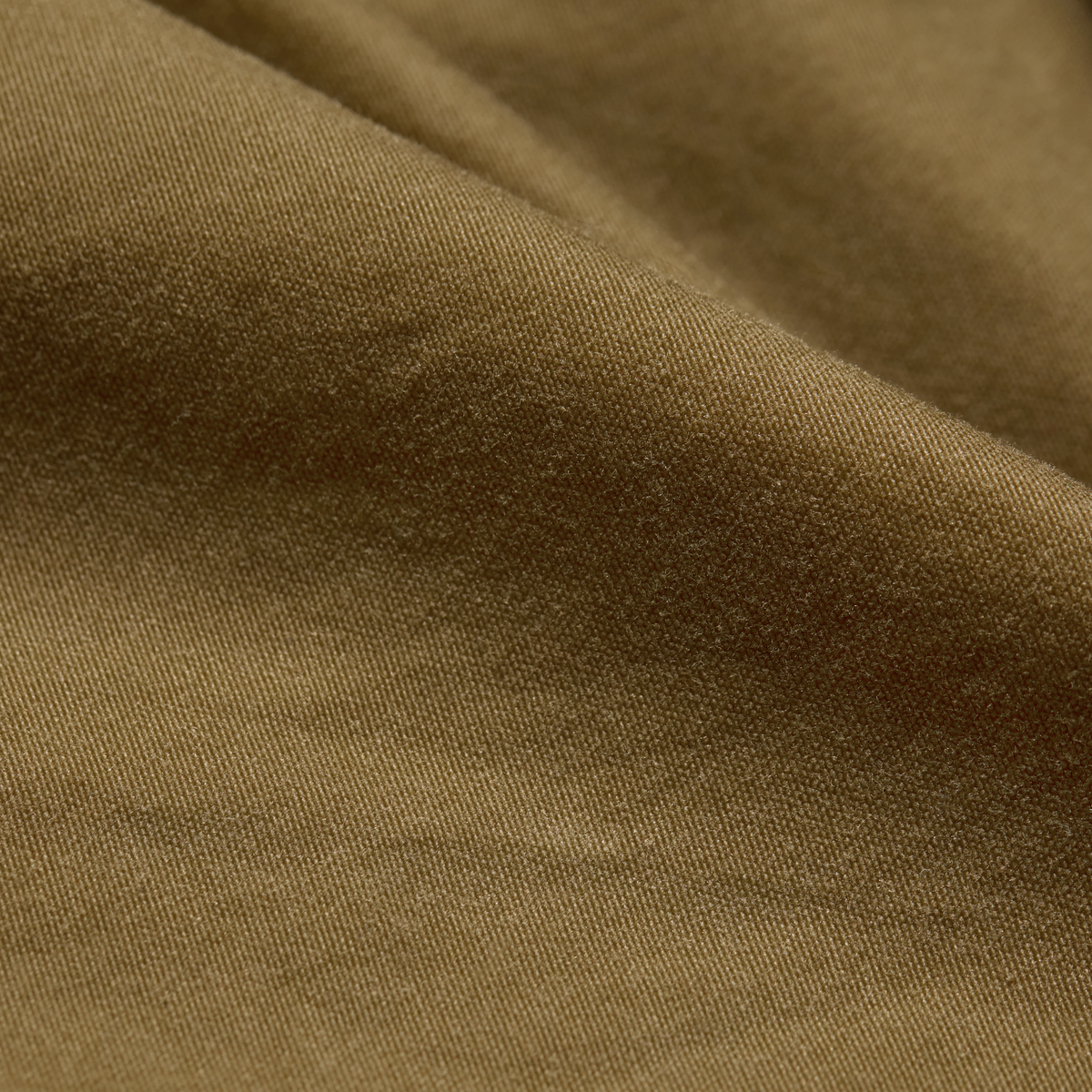 Founders' Reserve Waxed Bib in Field Khaki, fabric detail #field_khaki