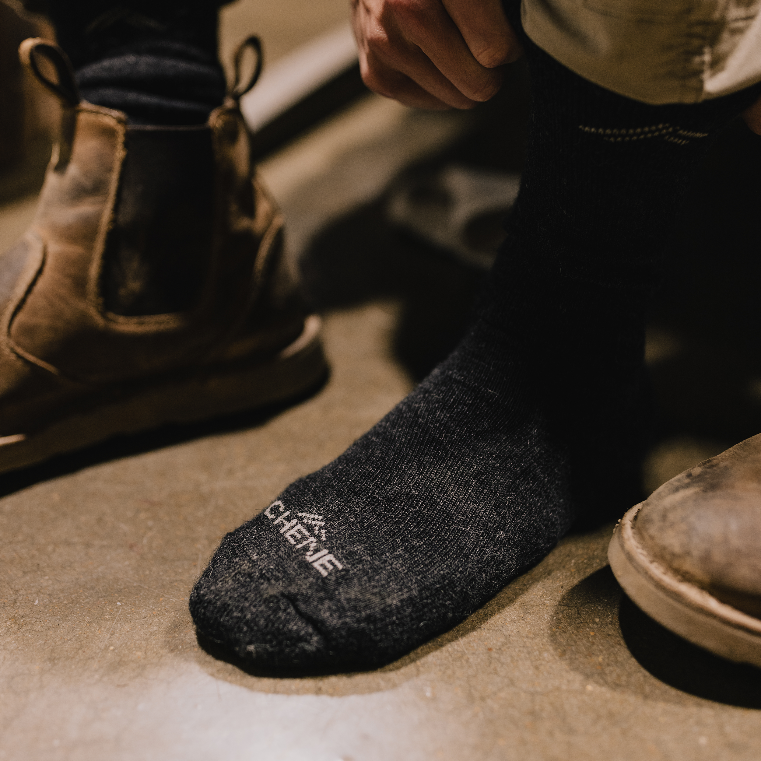 Alpaca Heavyweight Crew Sock