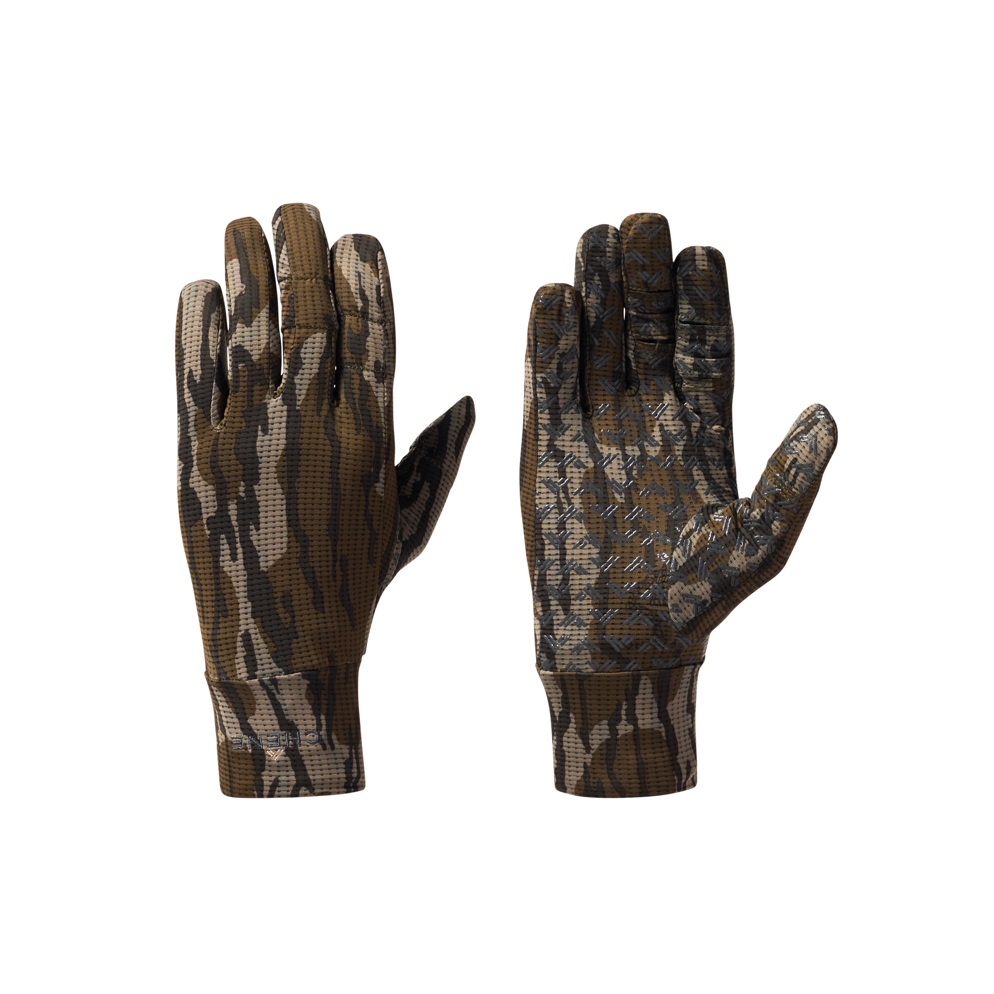 Deception Glove in Mossy Oak Original Bottomland, flat lay #mossy_oak_original_bottomland