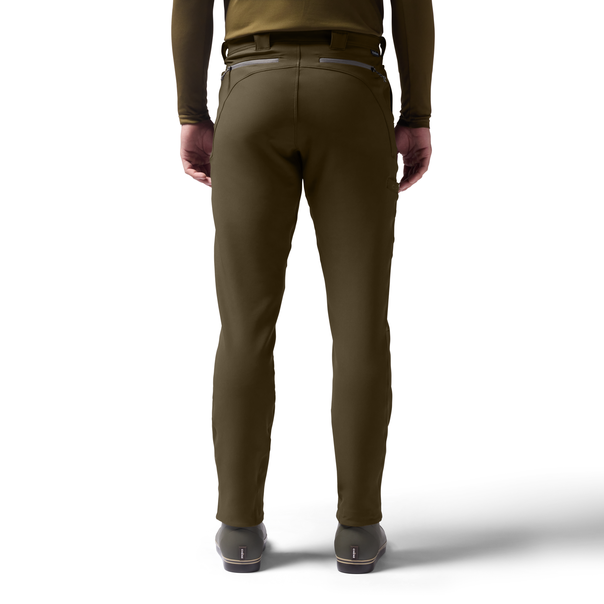Field Pant in Olive, on model #olive