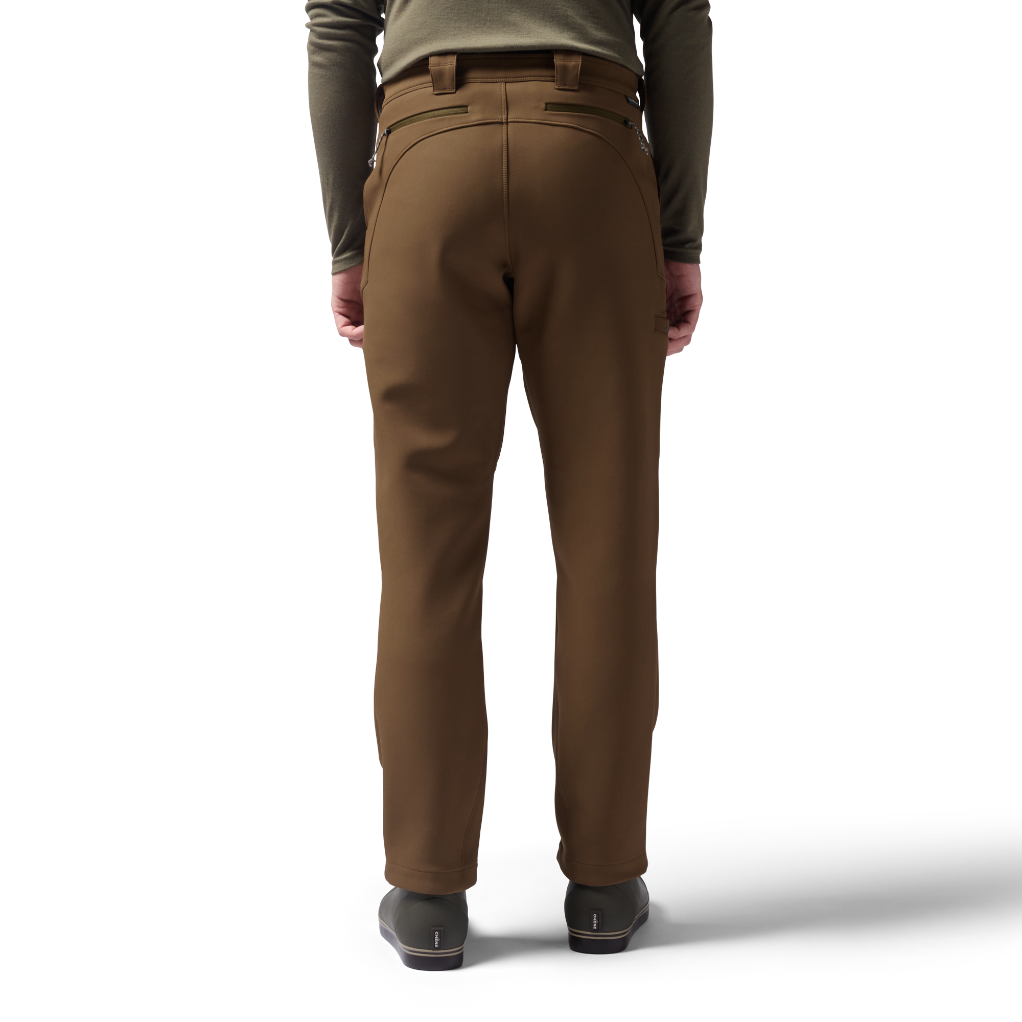 Bonded Fleece Field Pant in Field Tan, on model #field_tan