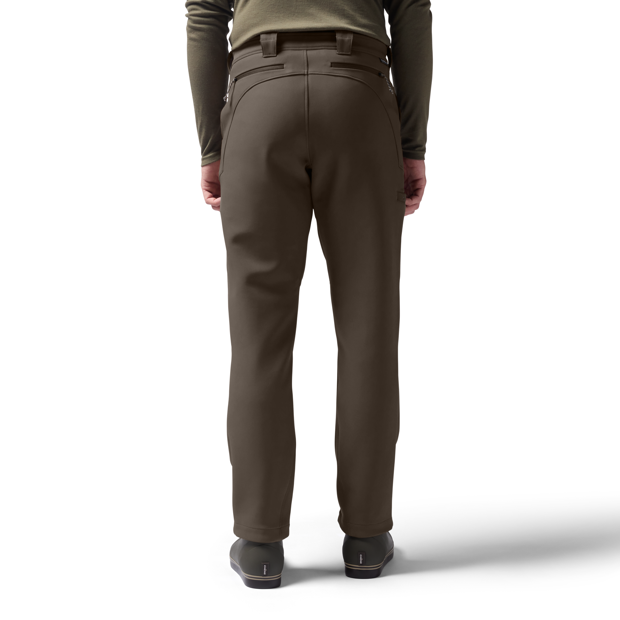 Bonded Fleece Field Pant in Tarmac, on model #tarmac