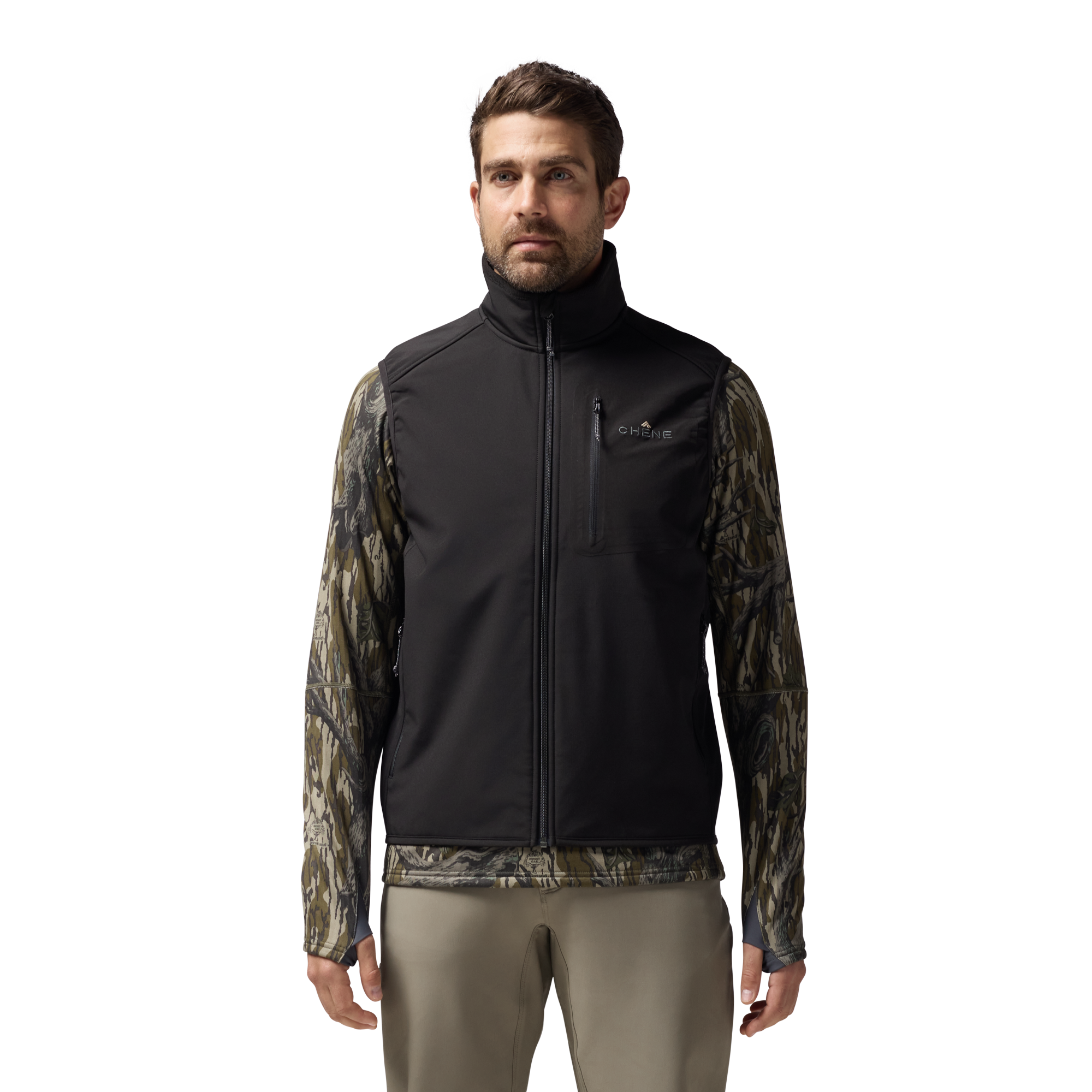 Scout Vest in Black, on model #black