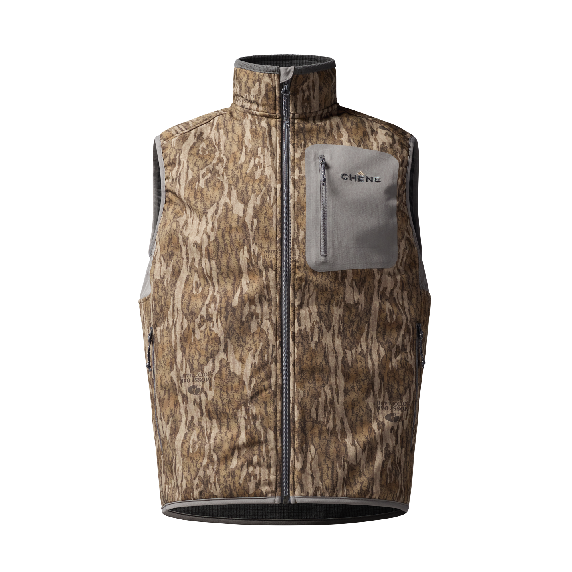 Scout Vest in Mossy Oak Bottomland, front view #mossy_oak_bottomland