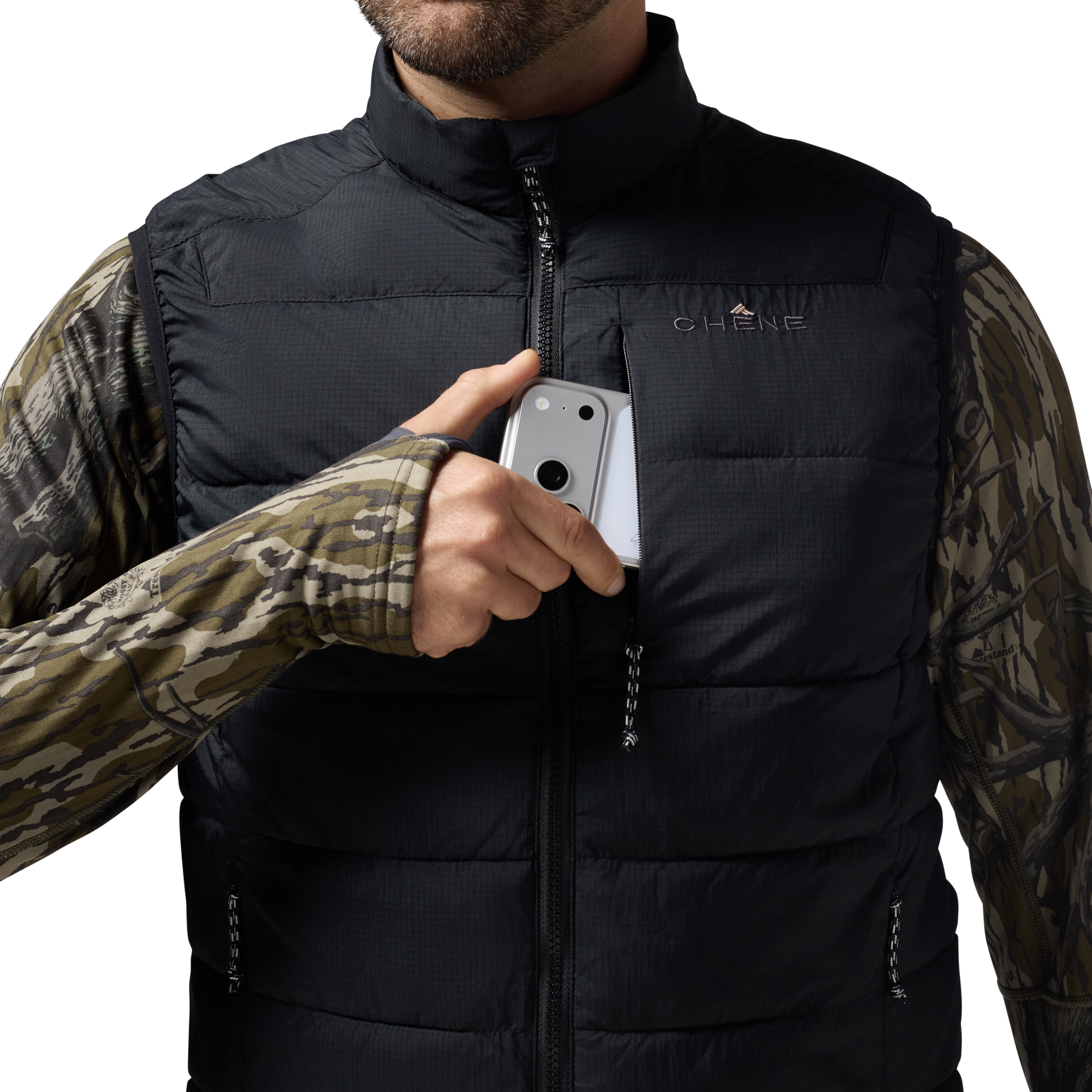 Flyweigh Vest in Black, on model #black