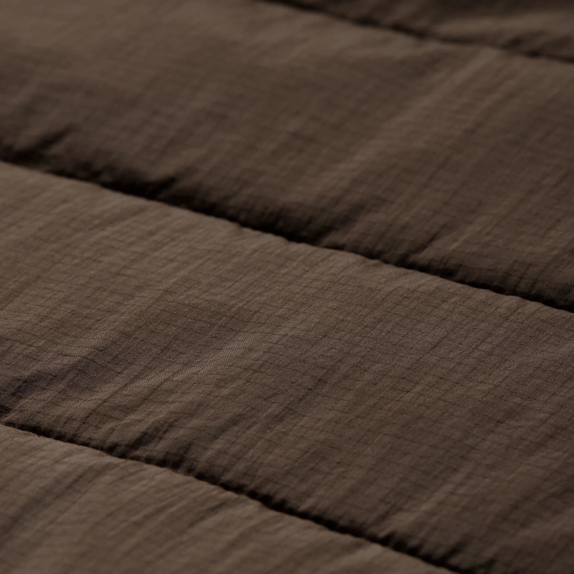 Flyweigh Vest in Brown, fabric detail #brown