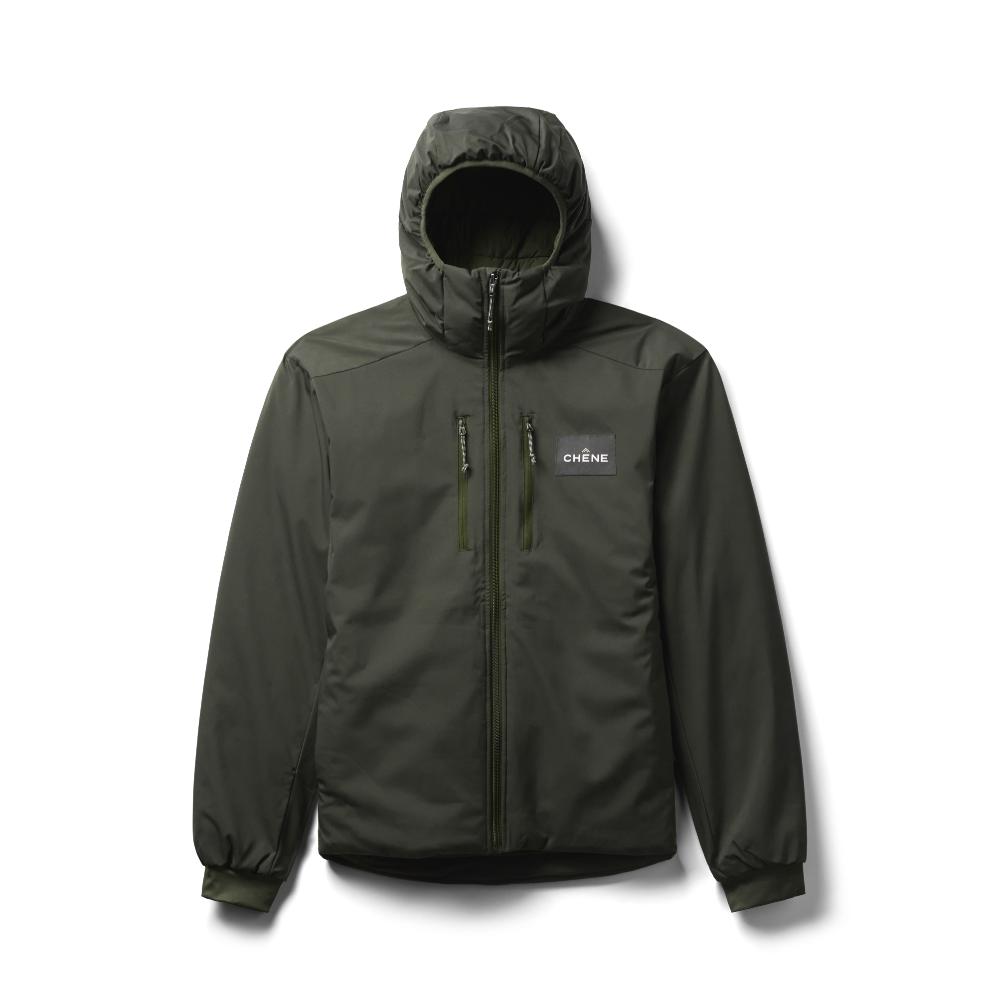 Flyweigh Jacket in Cypress, flat lay #cypress