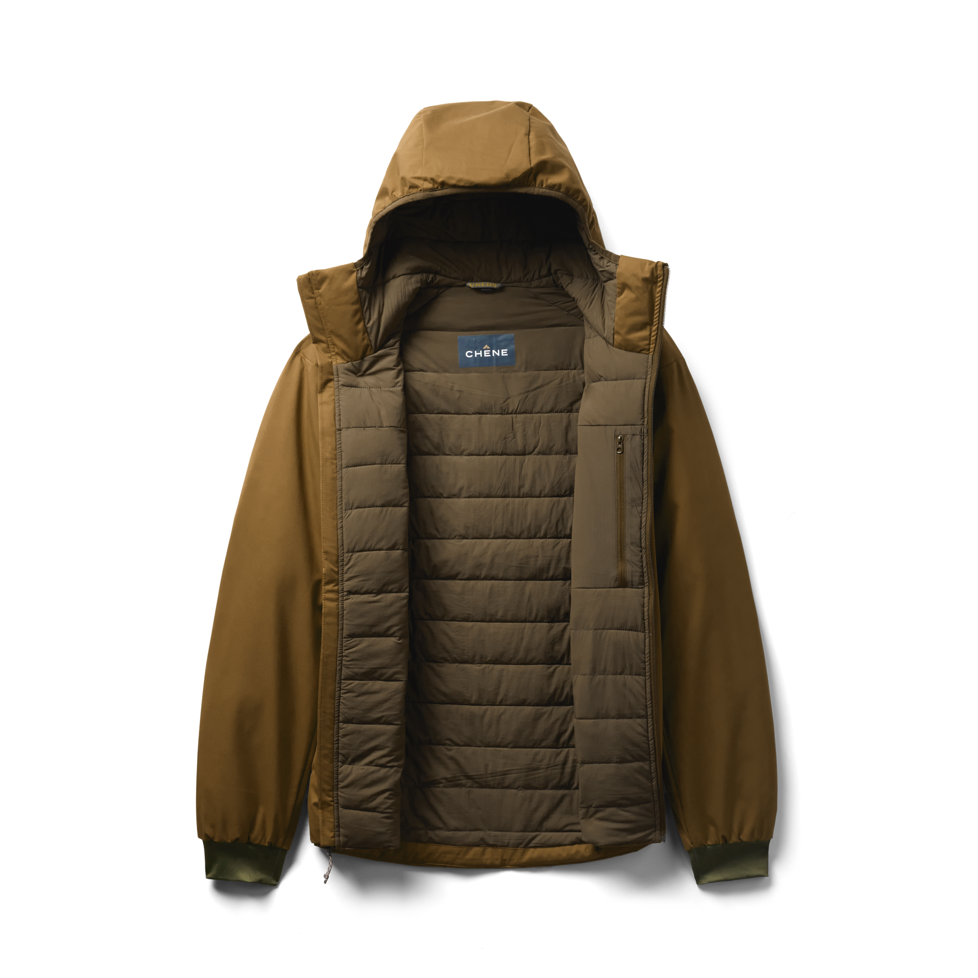 Flyweigh Jacket in Field Tan, flat lay #field_tan