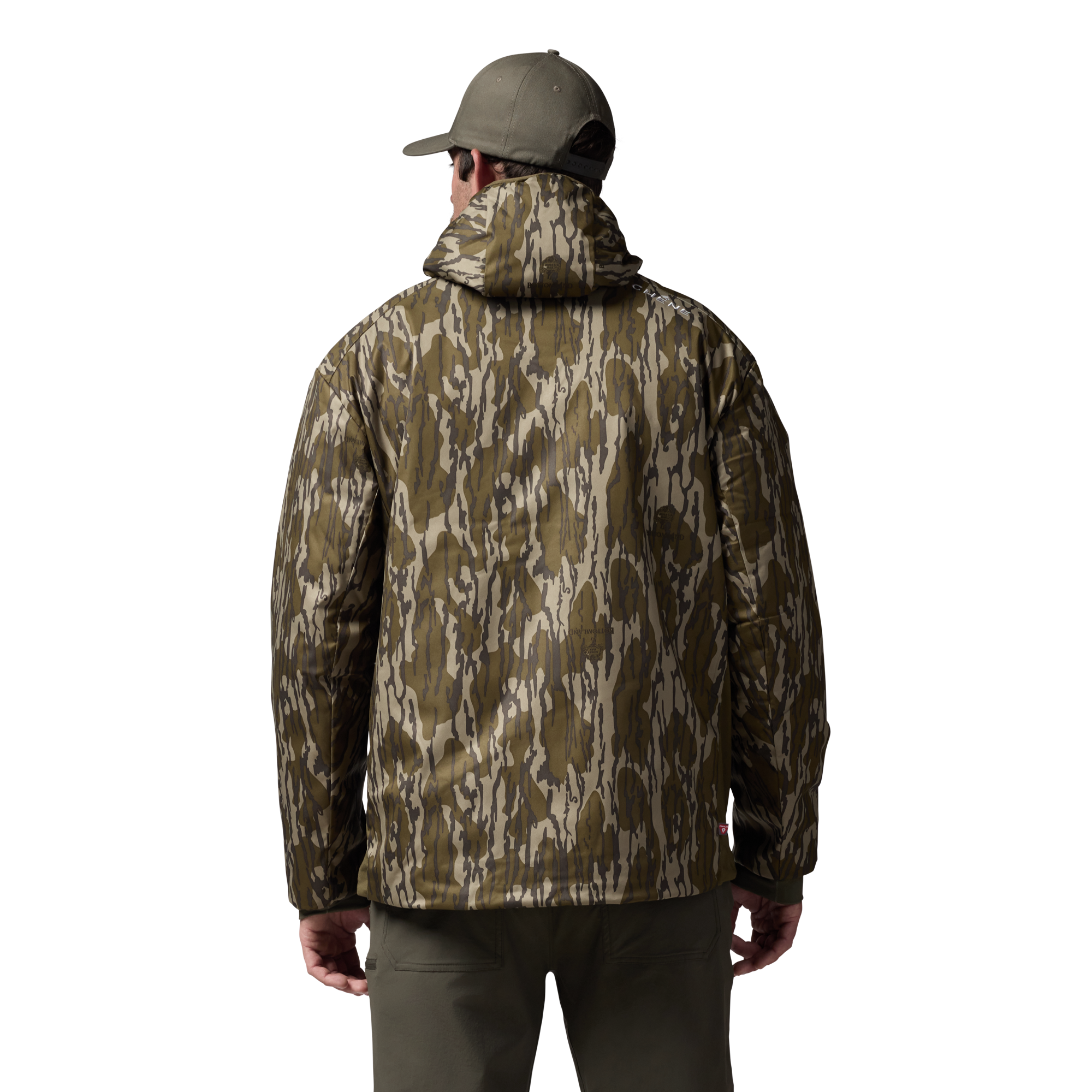 Flyweigh Jacket in Mossy Oak Original Bottomland, on model #mossy_oak_original_bottomland