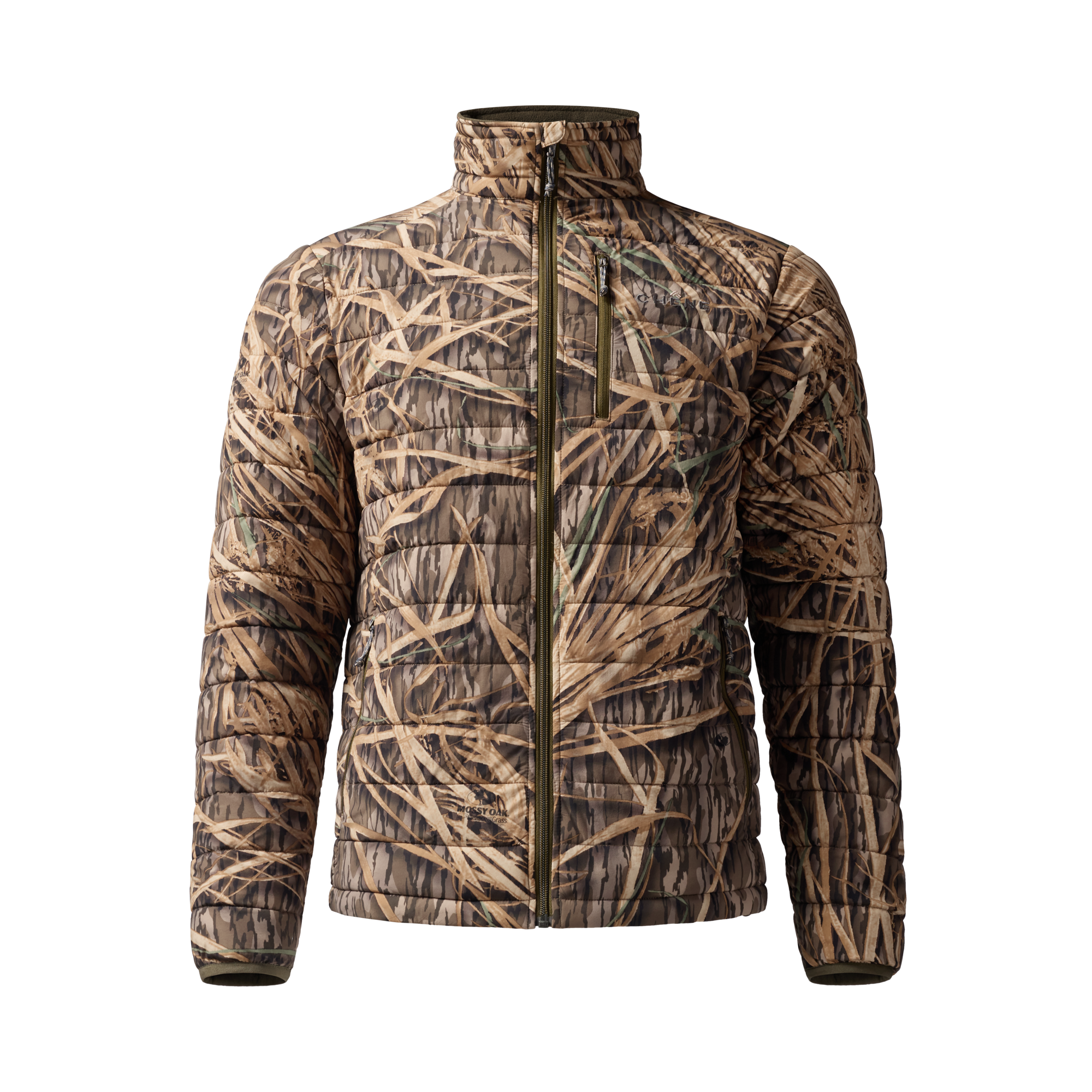 Camp Jacket in Mossy Oak Original Shadow Grass, front view #mossy_oak_original_shadow_grass
