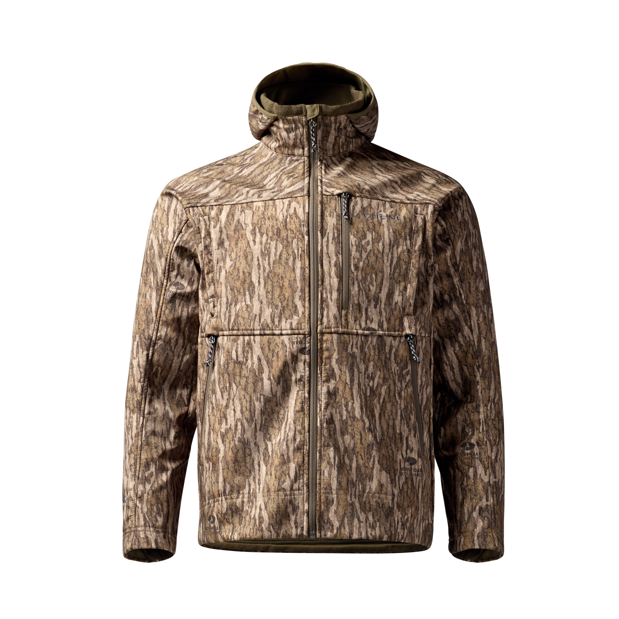 Scout Jacket in Mossy Oak Bottomland, front view #mossy_oak_bottomland
