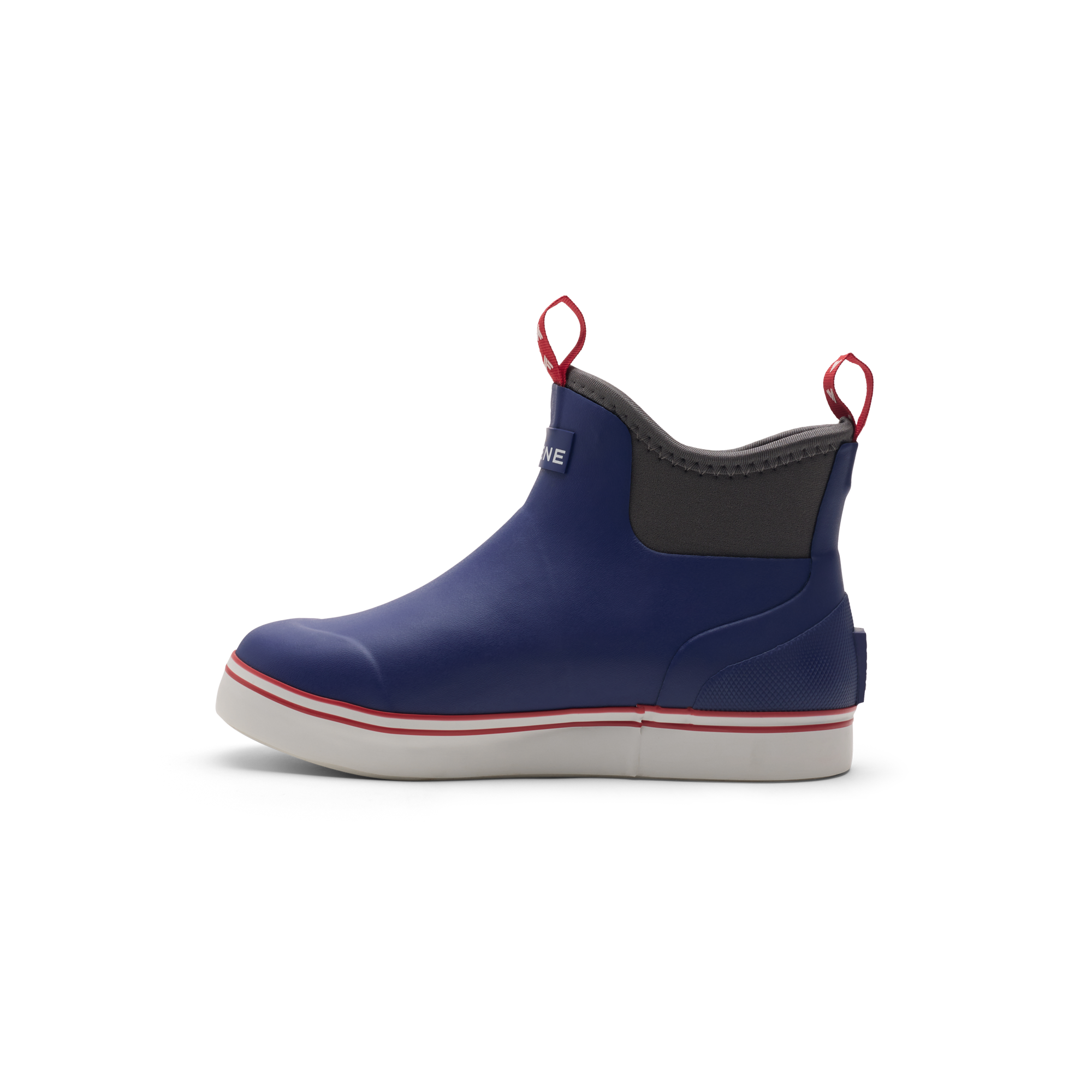 Youth Scout Deck Boot in Red / White / Blue, product #red_/_white_/_blue
