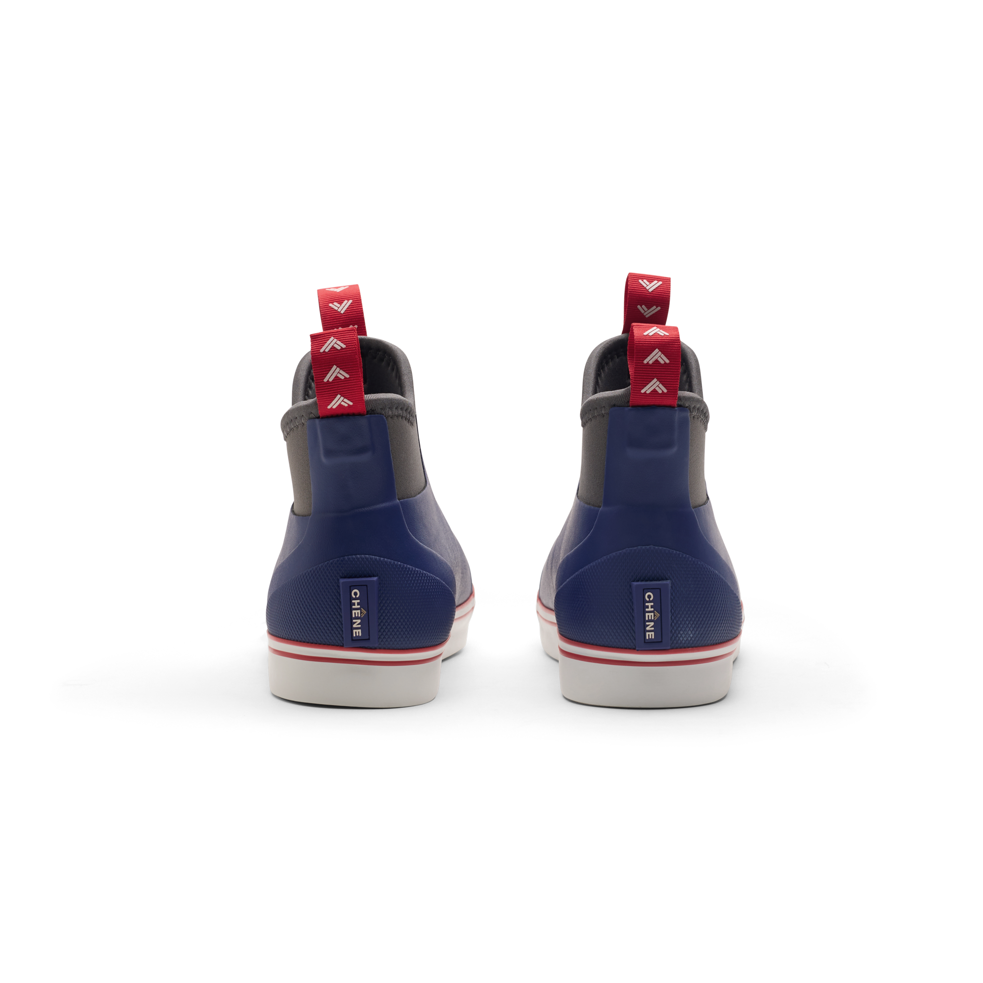 Youth Scout Deck Boot in Red / White / Blue, product #red_/_white_/_blue