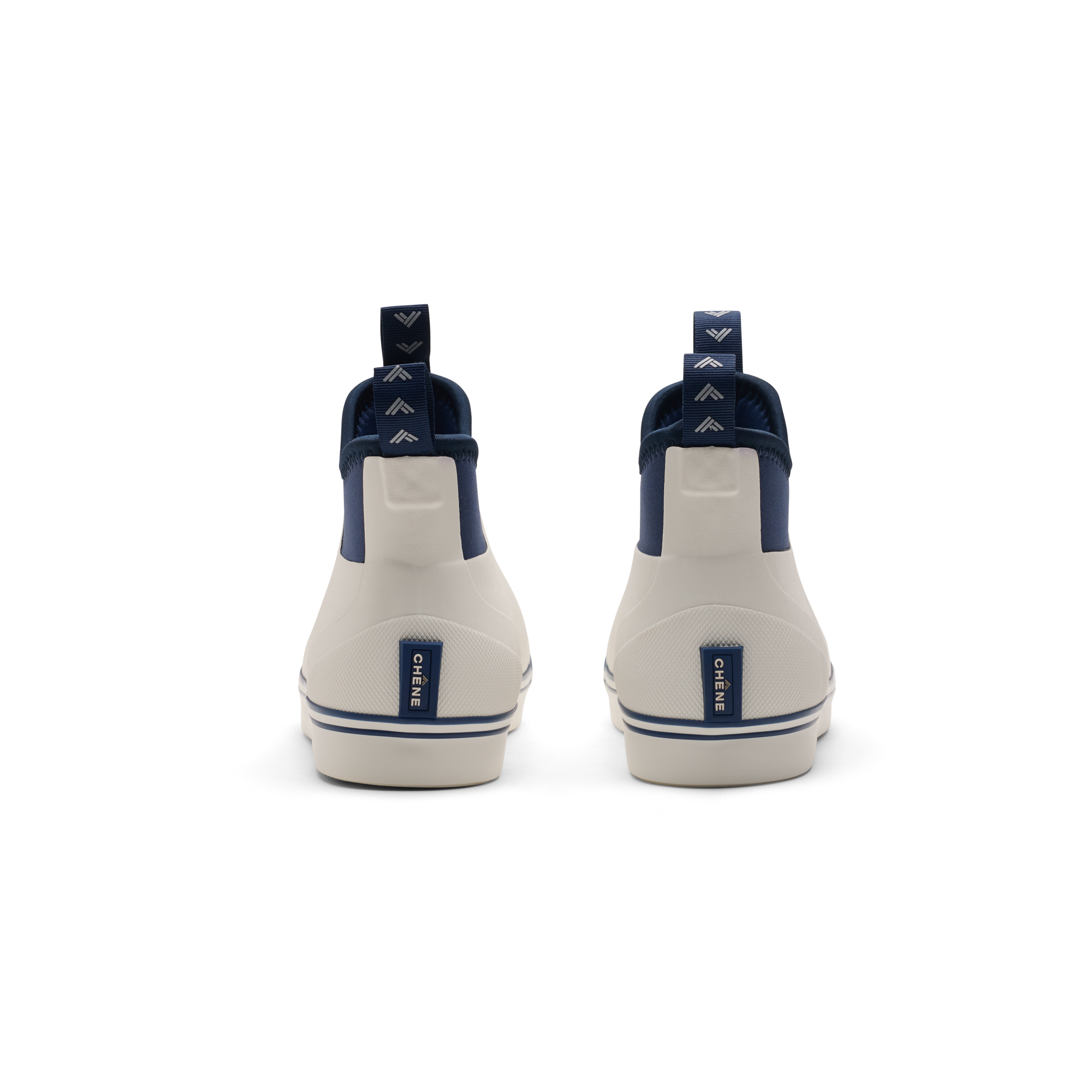 Youth Scout Deck Boot in White / Navy, product #white_/_navy