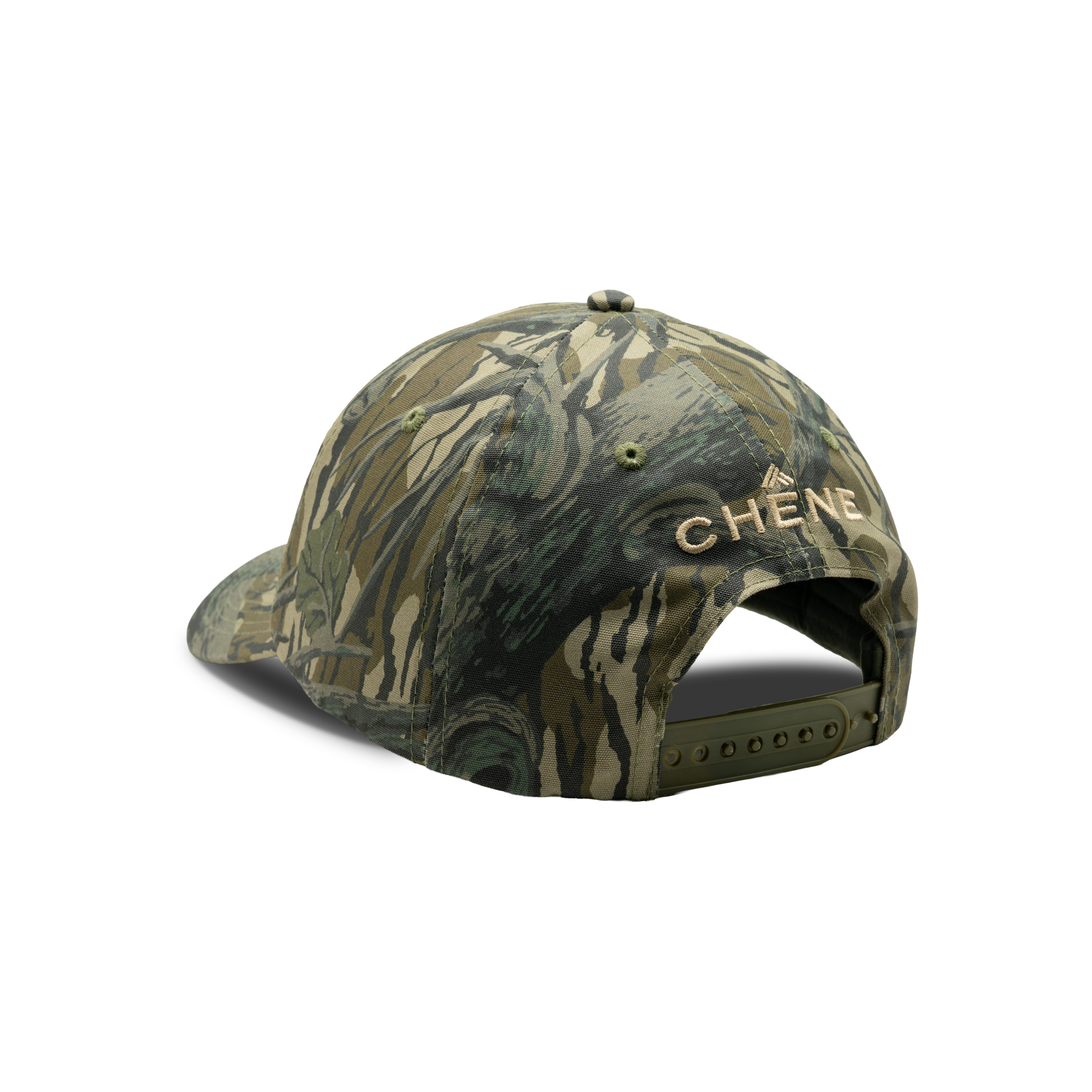 Patch Logo Cotton Camo Cap in Mossy Oak Original Treestand, back view #mossy_oak_original_treestand