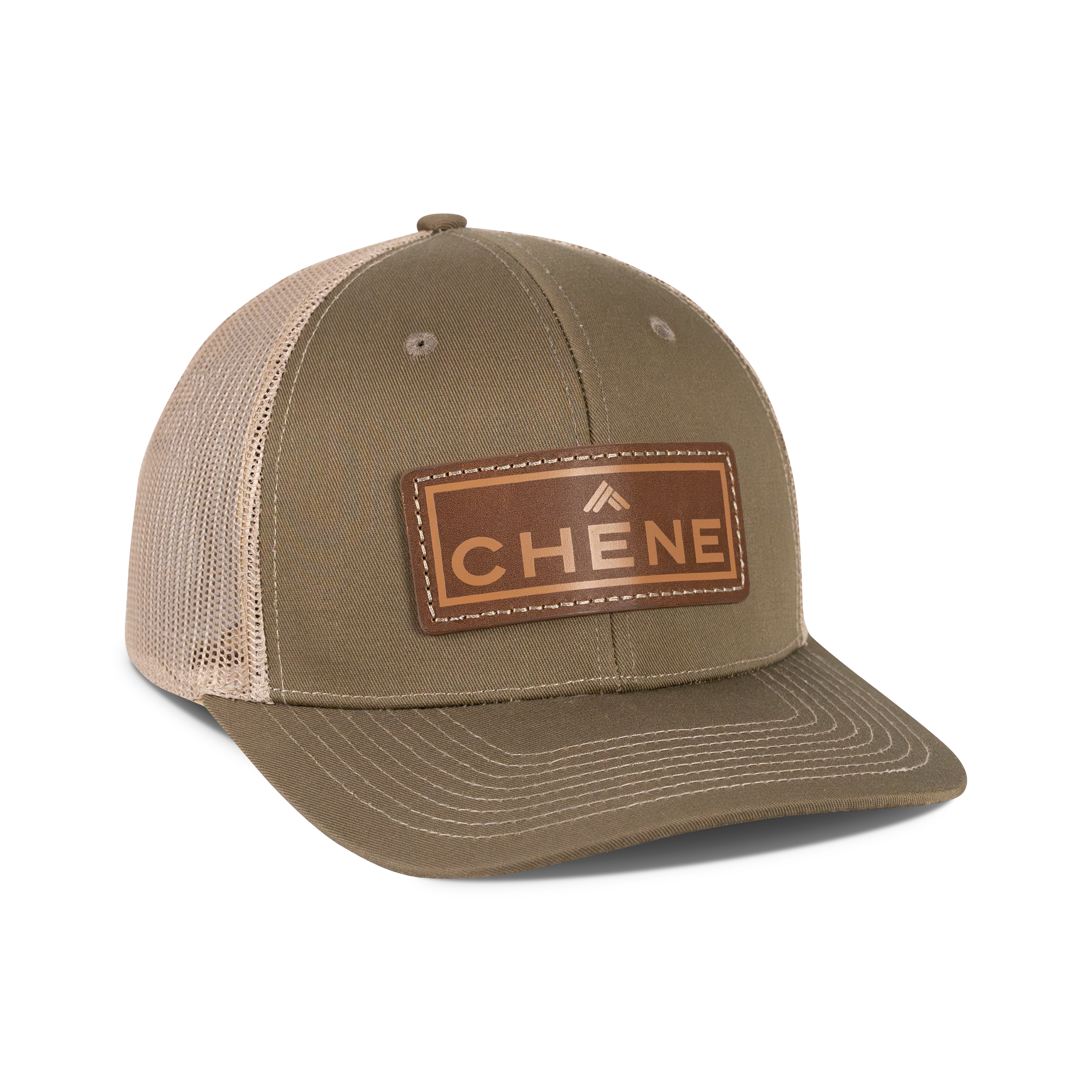 6-Panel Leather Patch Cap