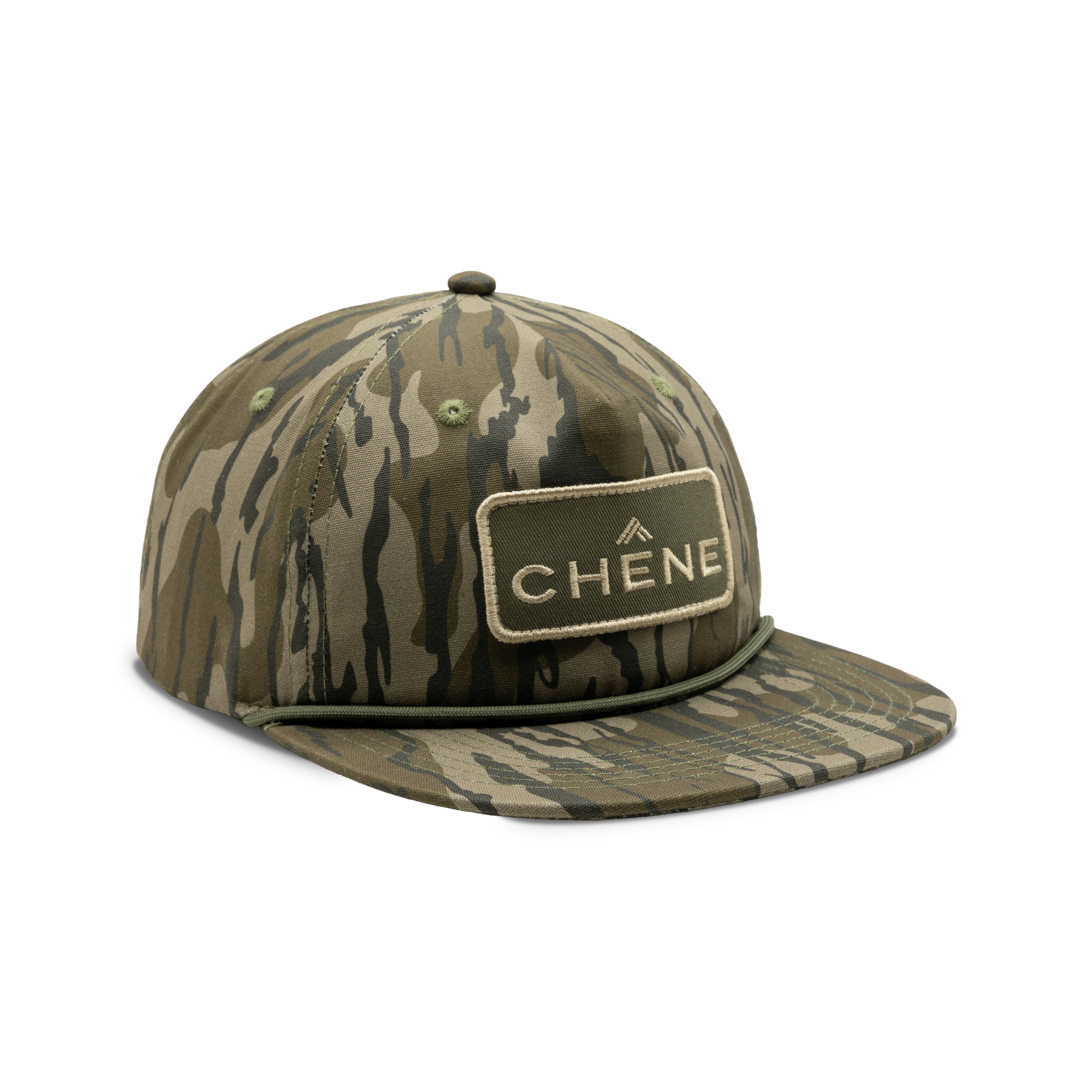 Rope Patch Cap in Mossy Oak Original Bottomland, front view #mossy_oak_original_bottomland