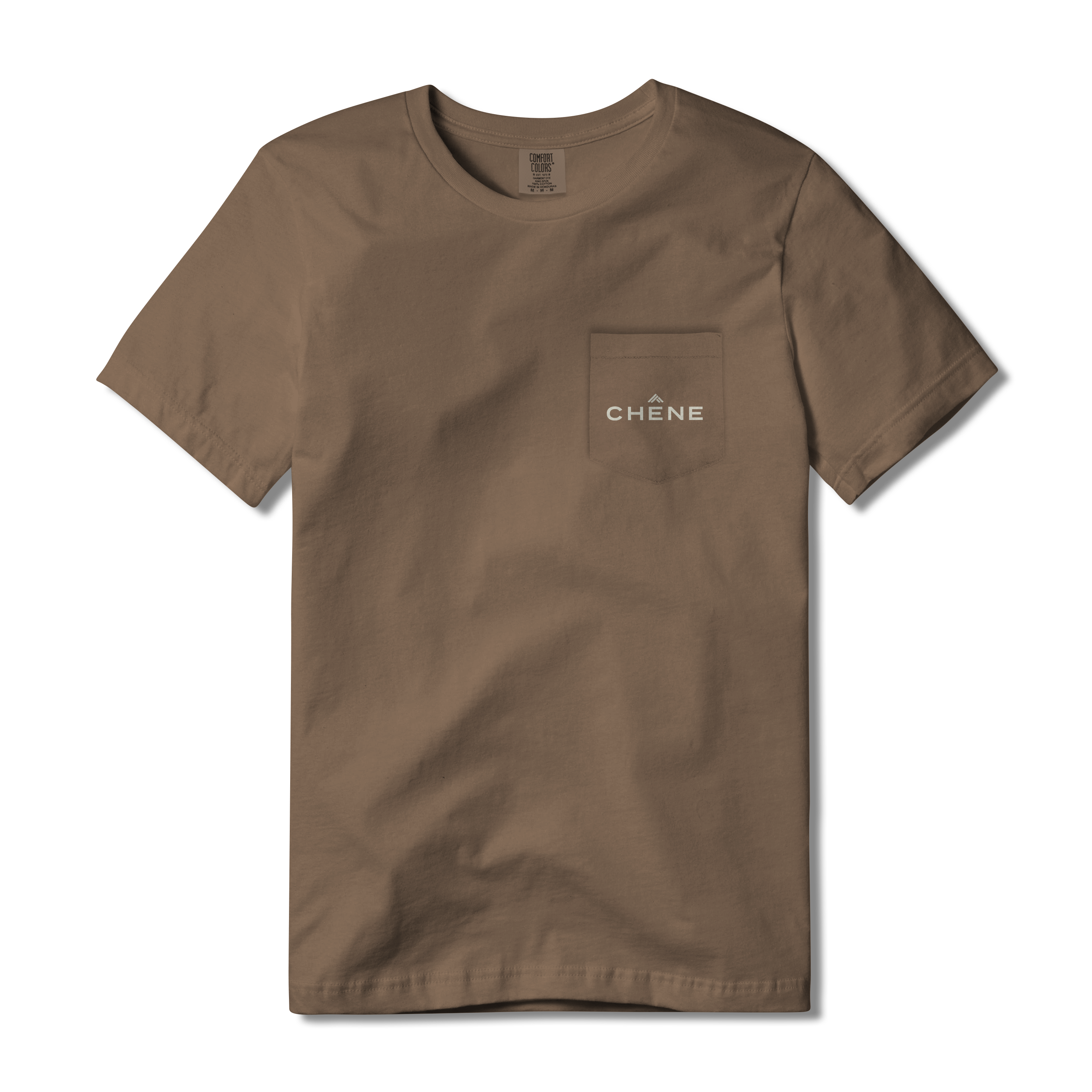 Duck Patch Tee S/S in Espresso, front view #espresso