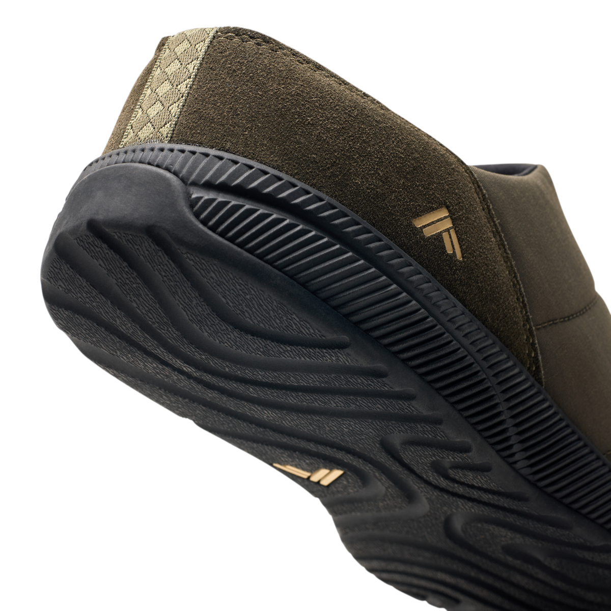 Camp Shoe in Cypress, heel and outsole detail