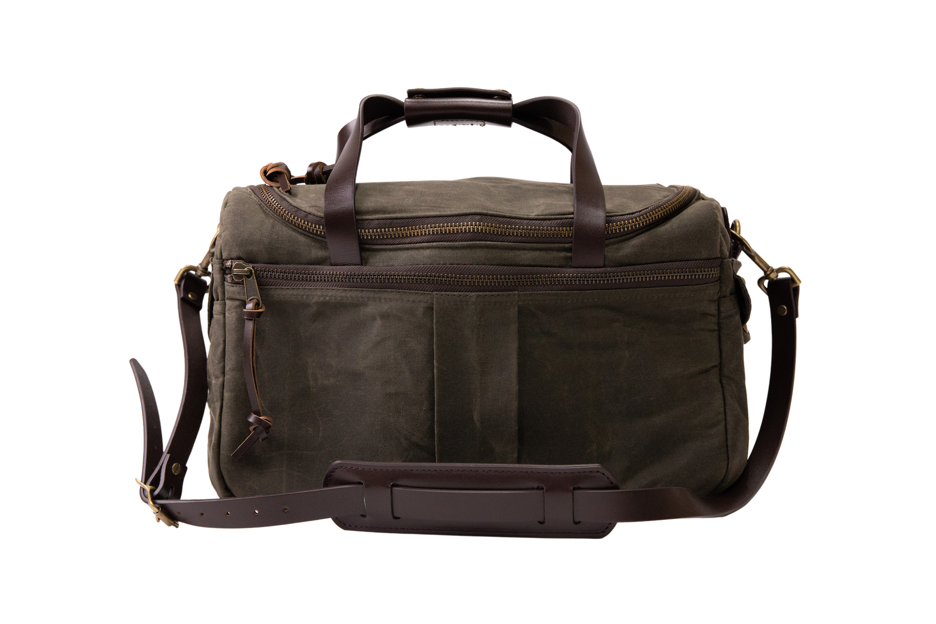 Waxed Canvas Travel Book Pack Antique Olive, Waxed-Canvas/Leather | L.L.Bean