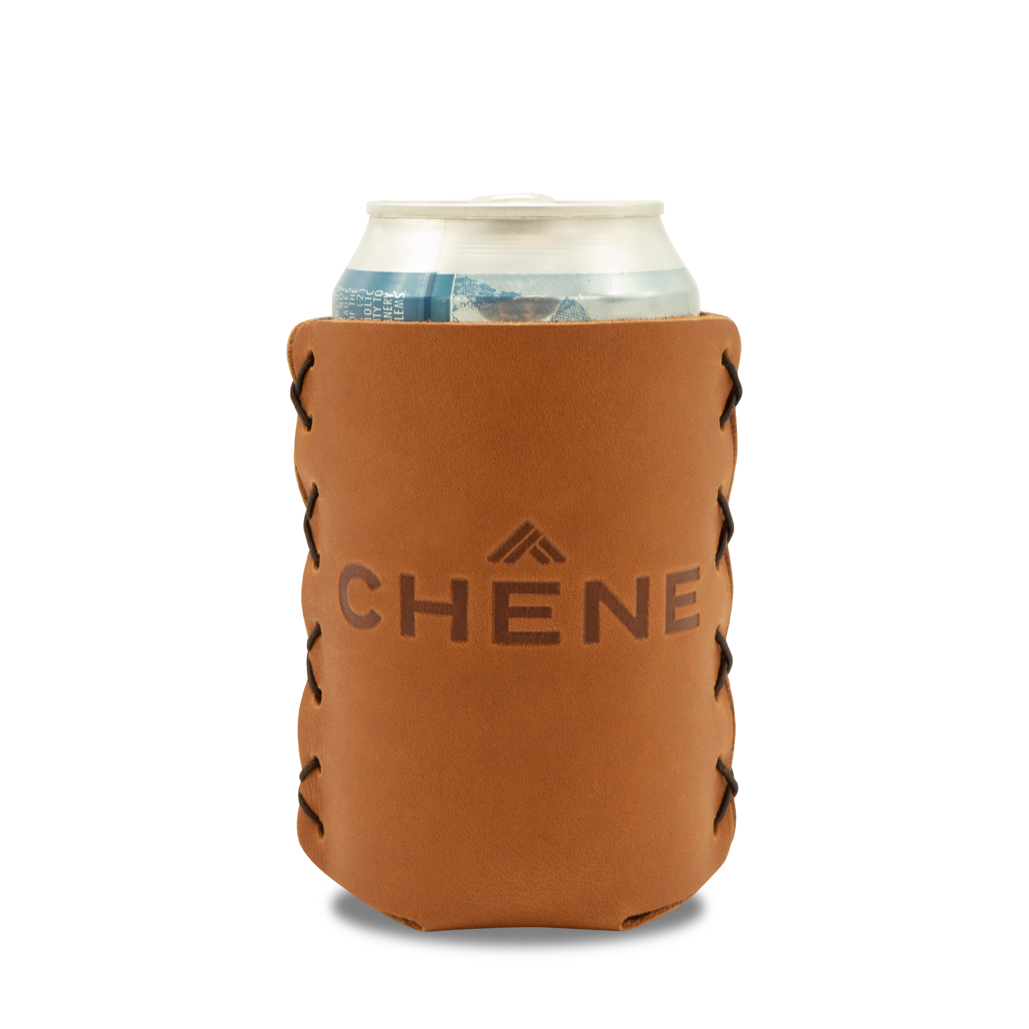 Hockey Sticks Leather Can Sleeve, Beer Sleeve, Beer Cooler, Beer