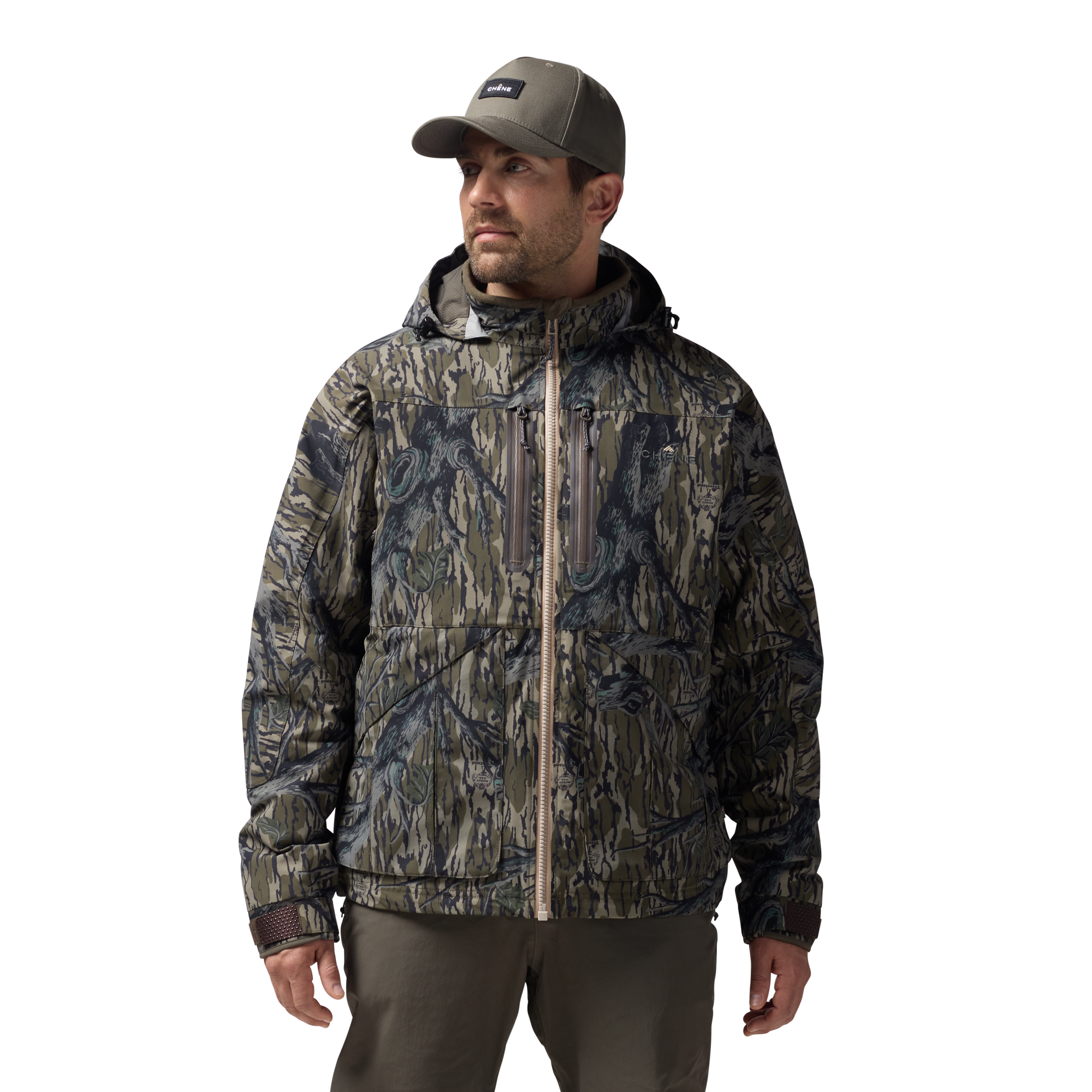 Hydro-Lok Insulated Jacket in Mossy Oak Original Treestand, on model #mossy_oak_original_treestand