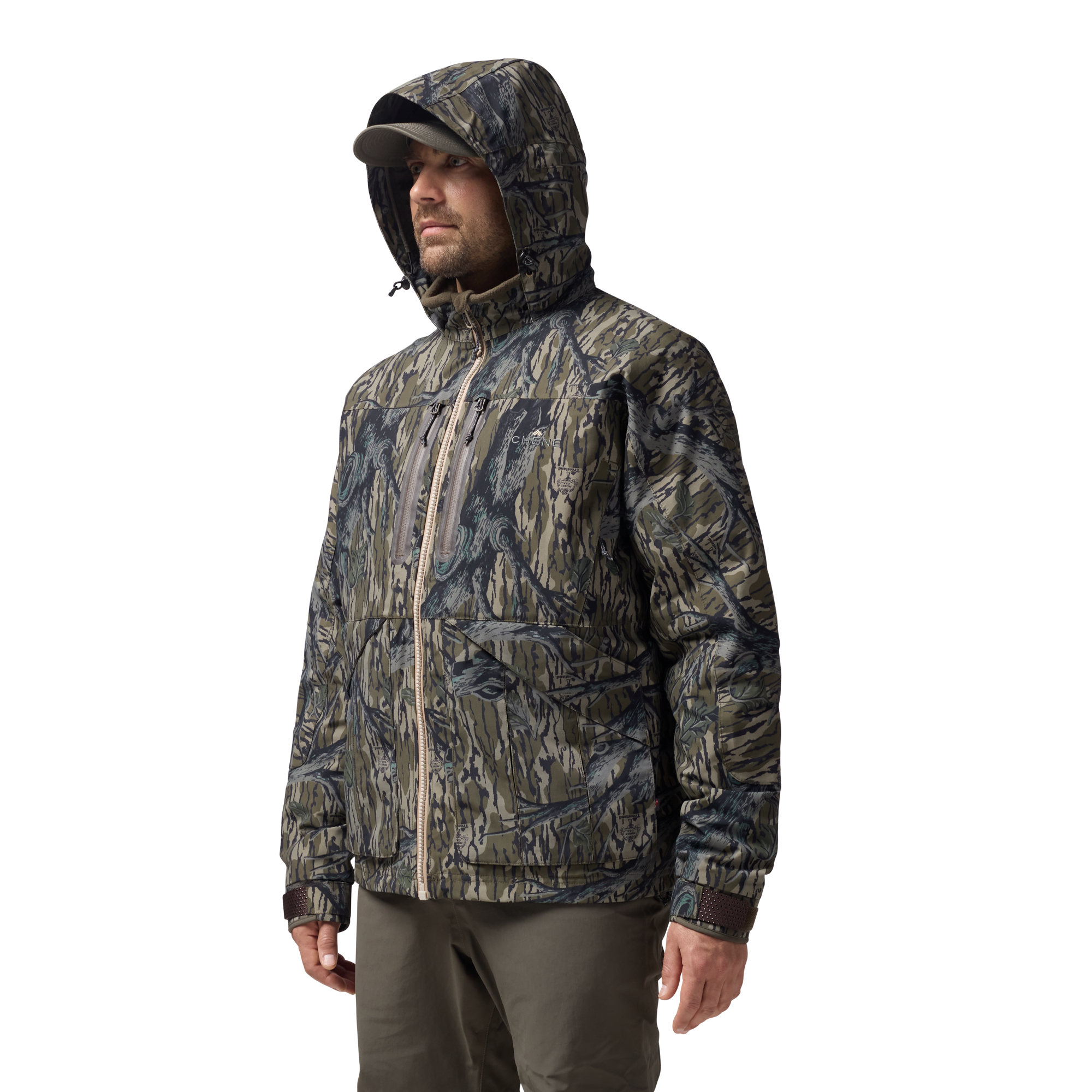 Hydro-Lok Insulated Jacket in Mossy Oak Original Treestand, on model #mossy_oak_original_treestand