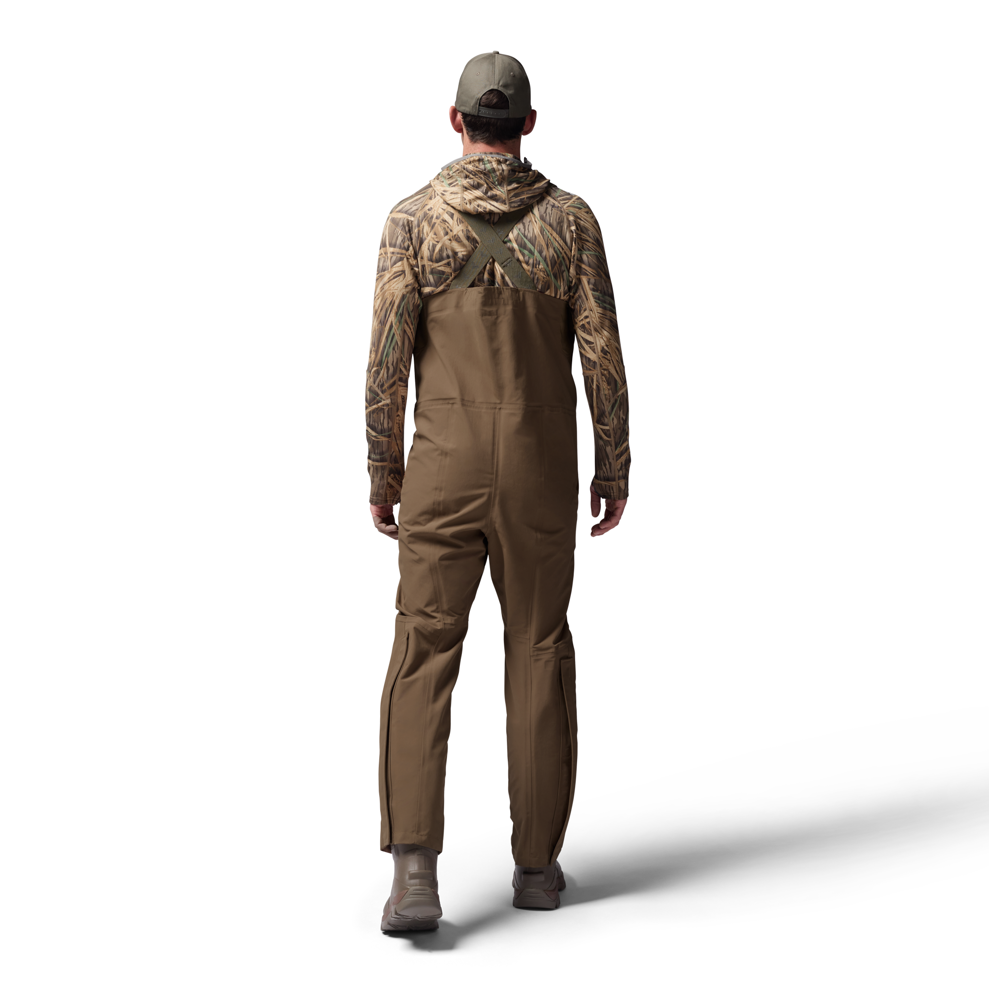 Hydro-Lok Field Bib in Field Tan, on model #field_tan