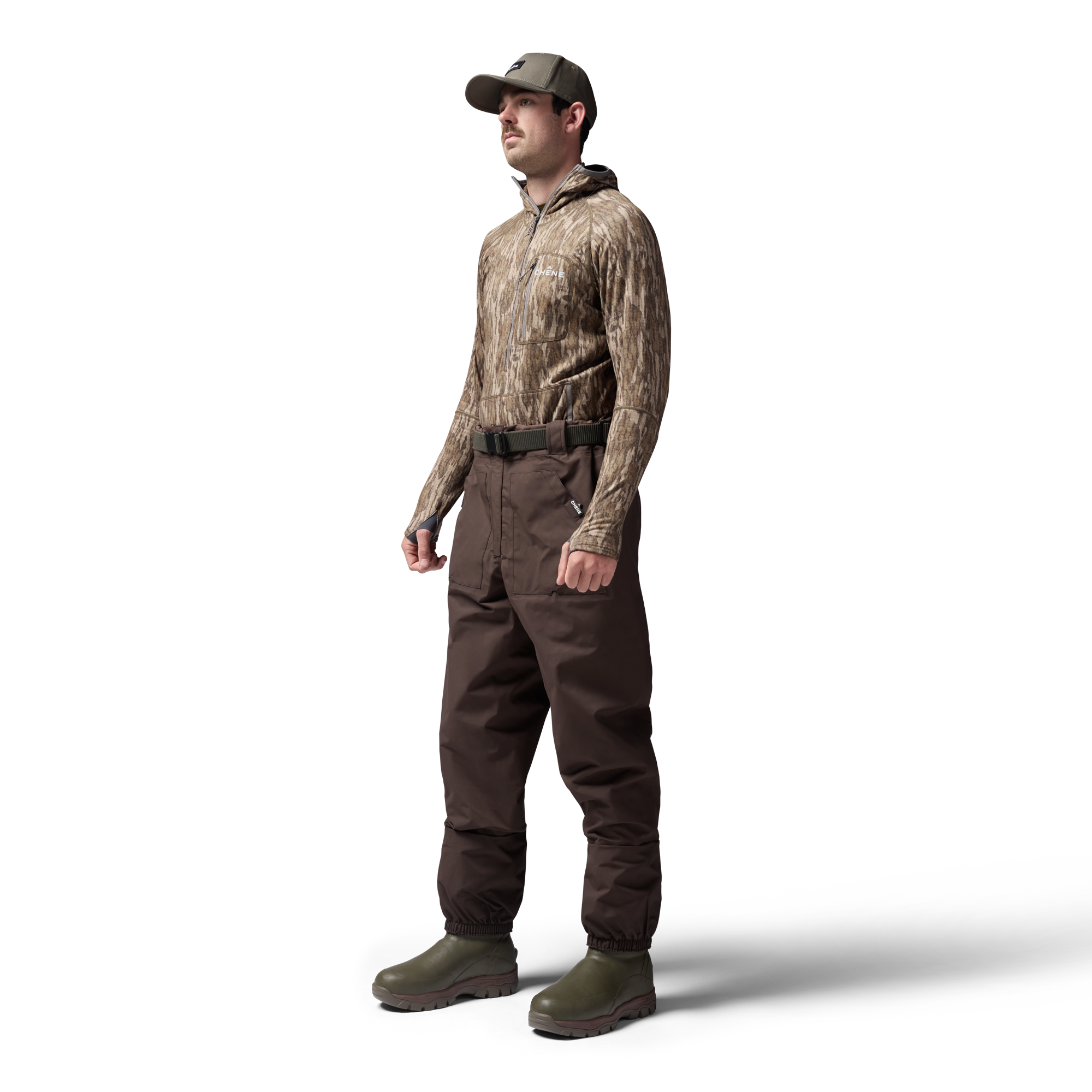 2S Wading Pant in Brown, on model #brown