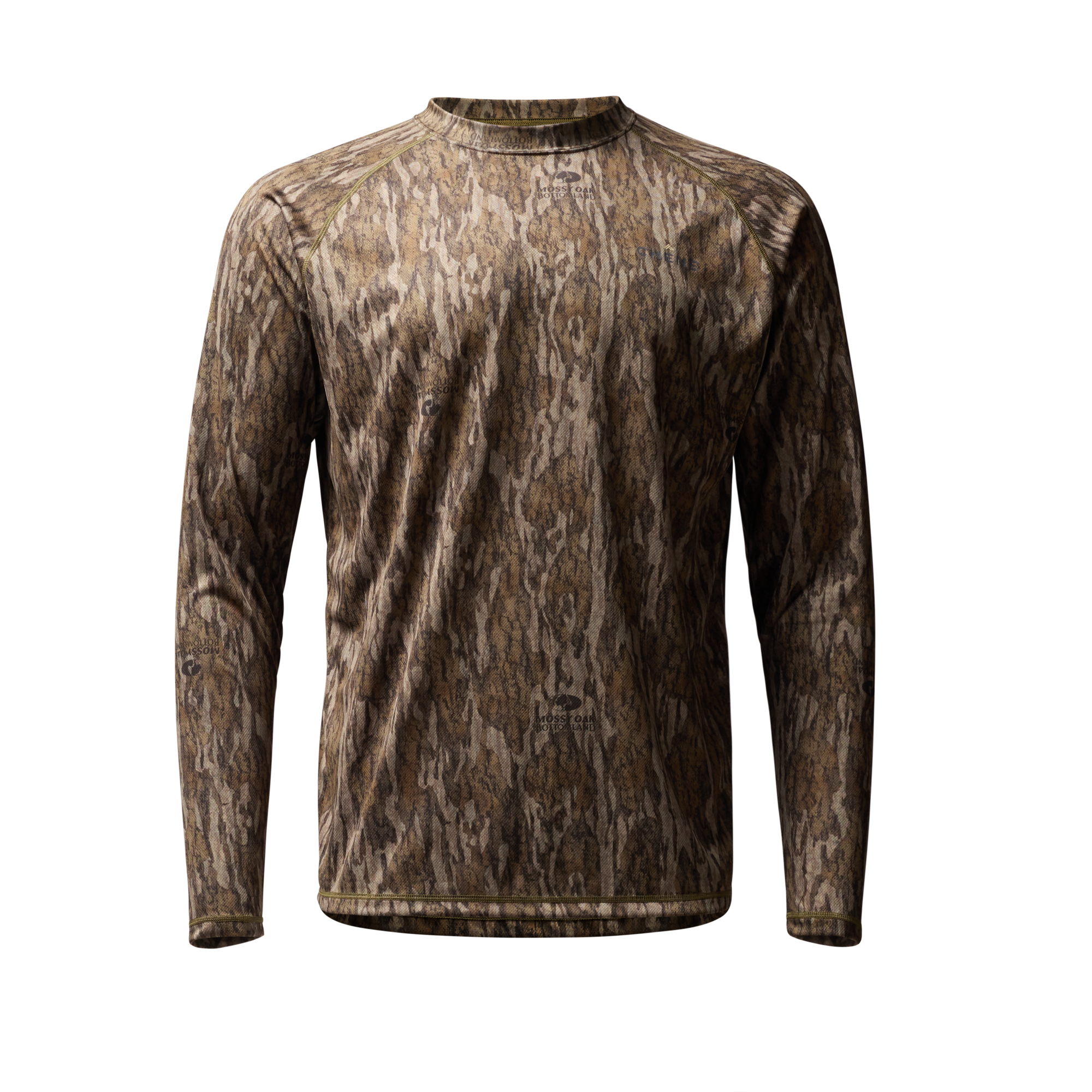 Vale 105 Synthetic Crew L/S in Mossy Oak Original Treestand, front view #mossy_oak_bottomland