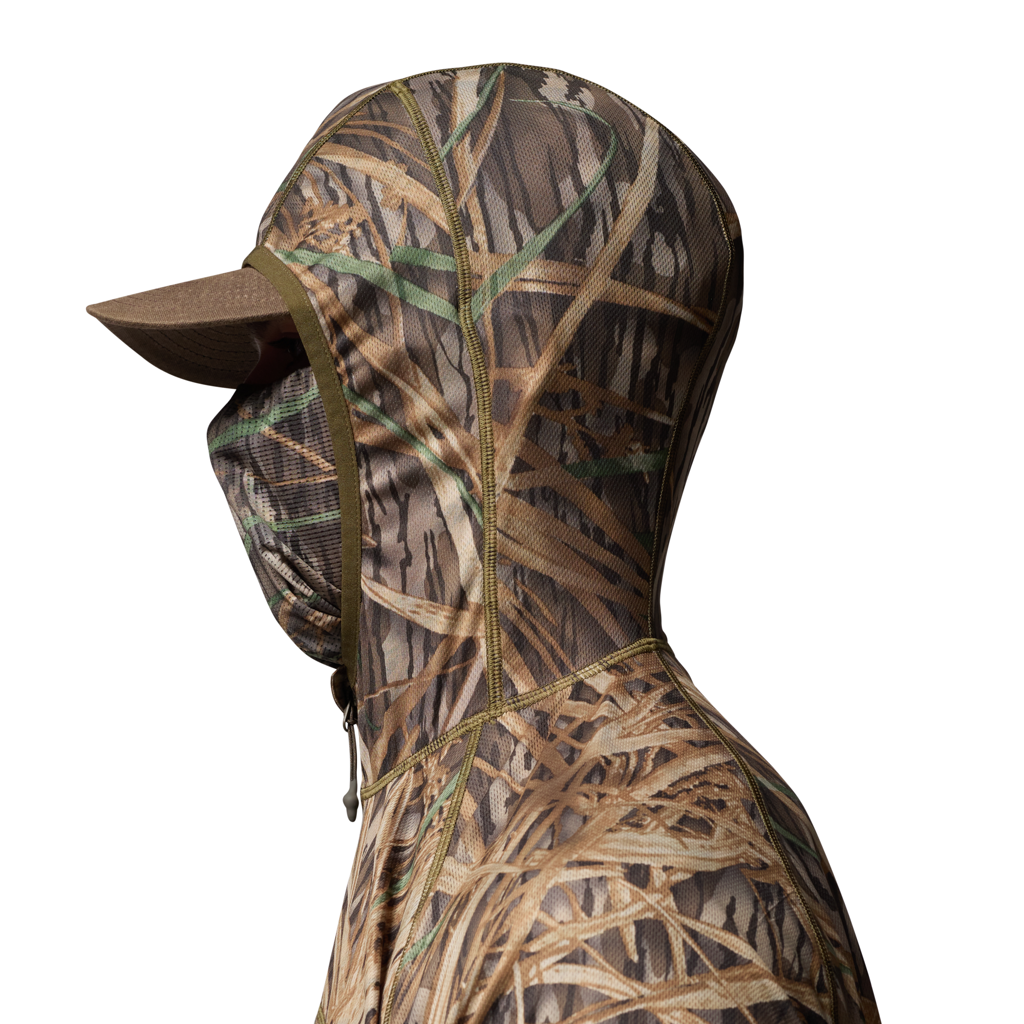 Vale 105 Synthetic Hoodie in Mossy Oak Original Shadow Grass, on model #mossy_oak_original_shadow_grass