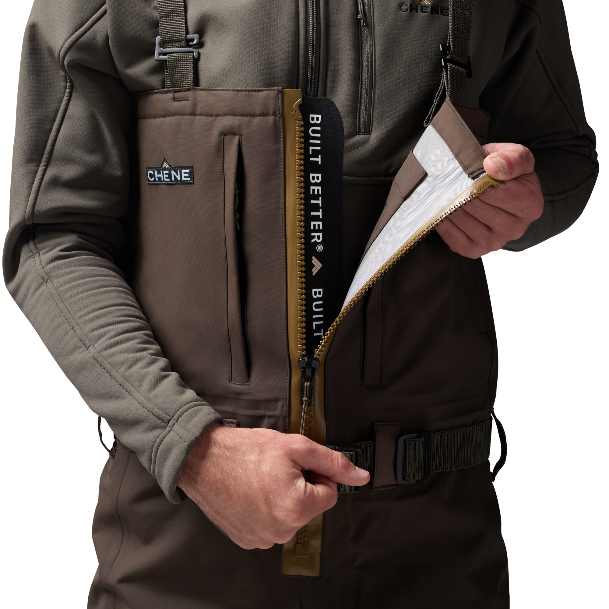 2S Wader | Brown Waders for Duck Hunting | Chêne Gear®