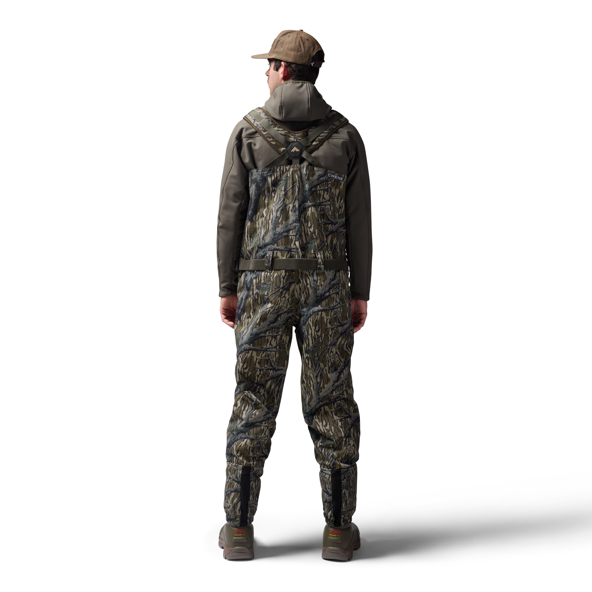 Mossy Oak Original Treestand 2S Wader in Mossy Oak Original Treestand, on model #mossy_oak_original_treestand