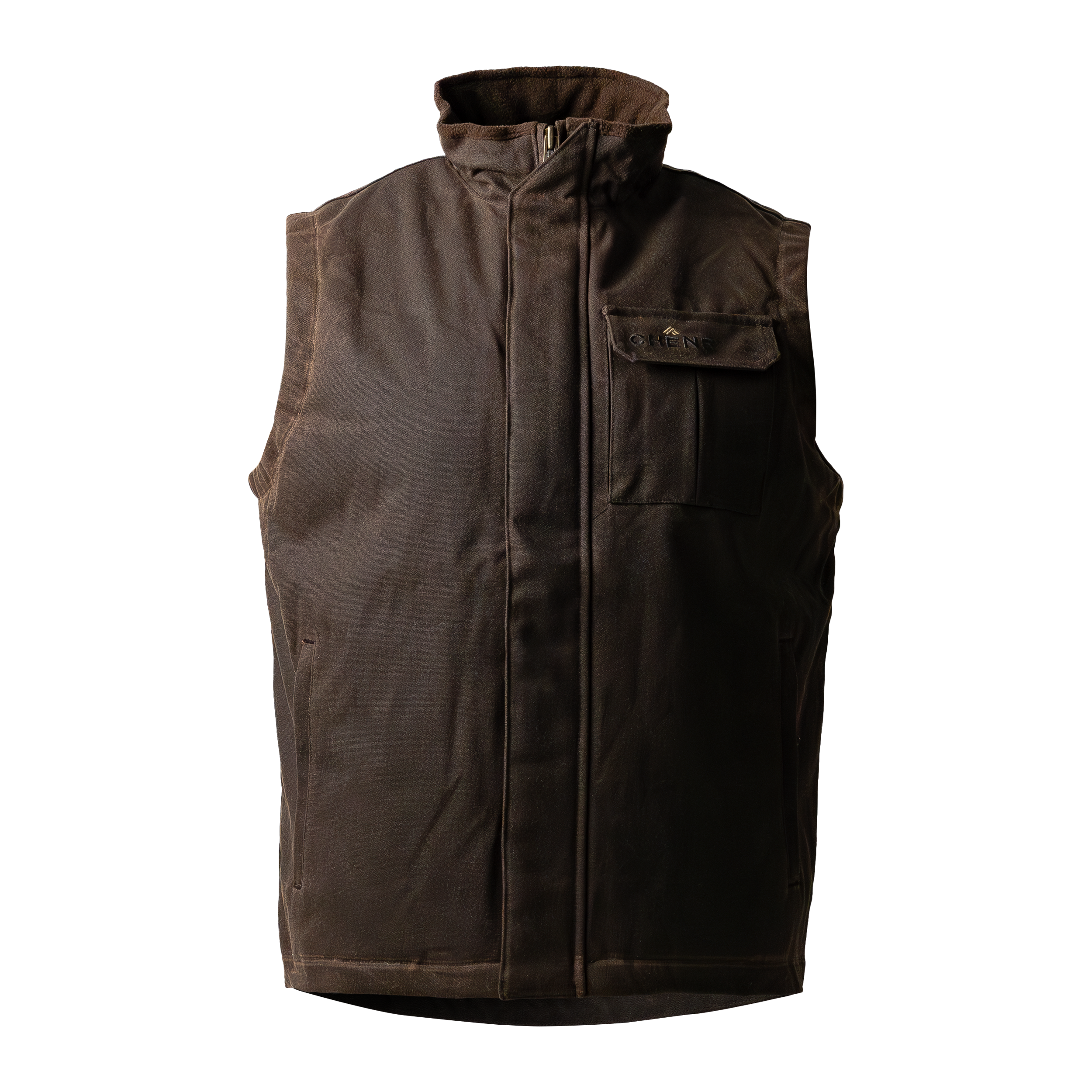 Waxed Canvas Goose Down Vest