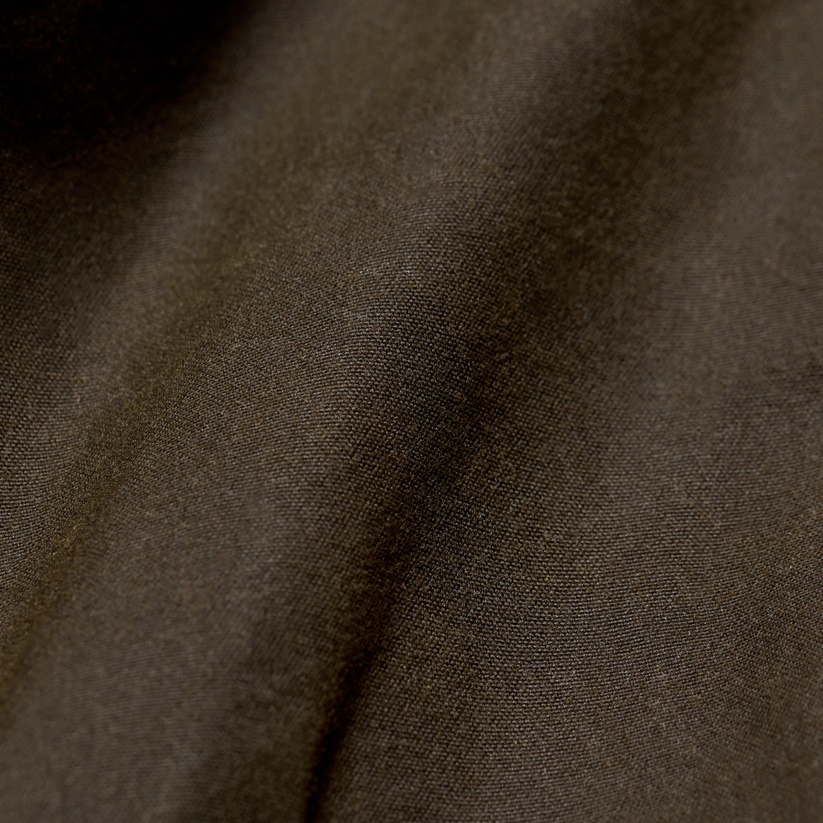 Founders' Reserve Waxed Bib in Dark Olive, fabric detail #dark_olive