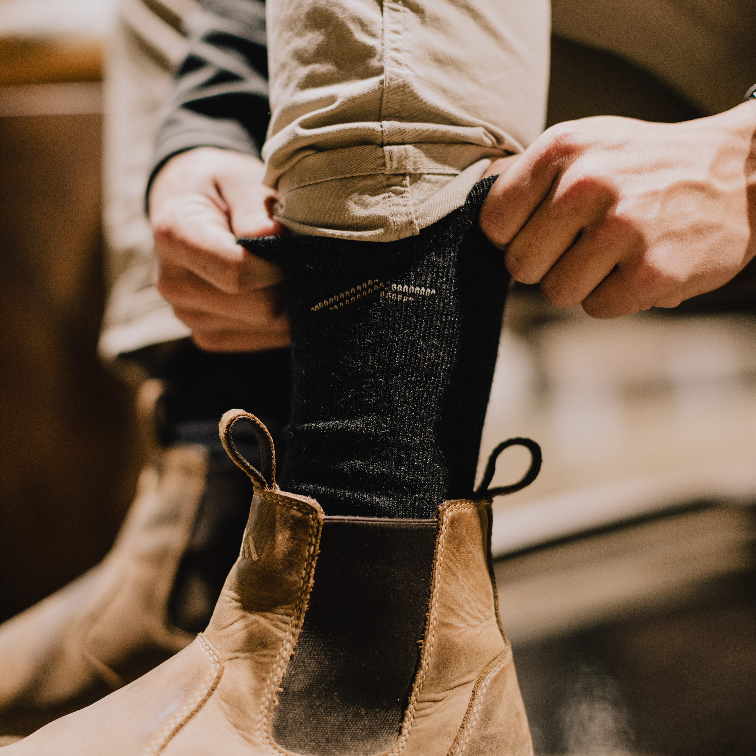 Alpaca Heavyweight Mid-Calf Sock